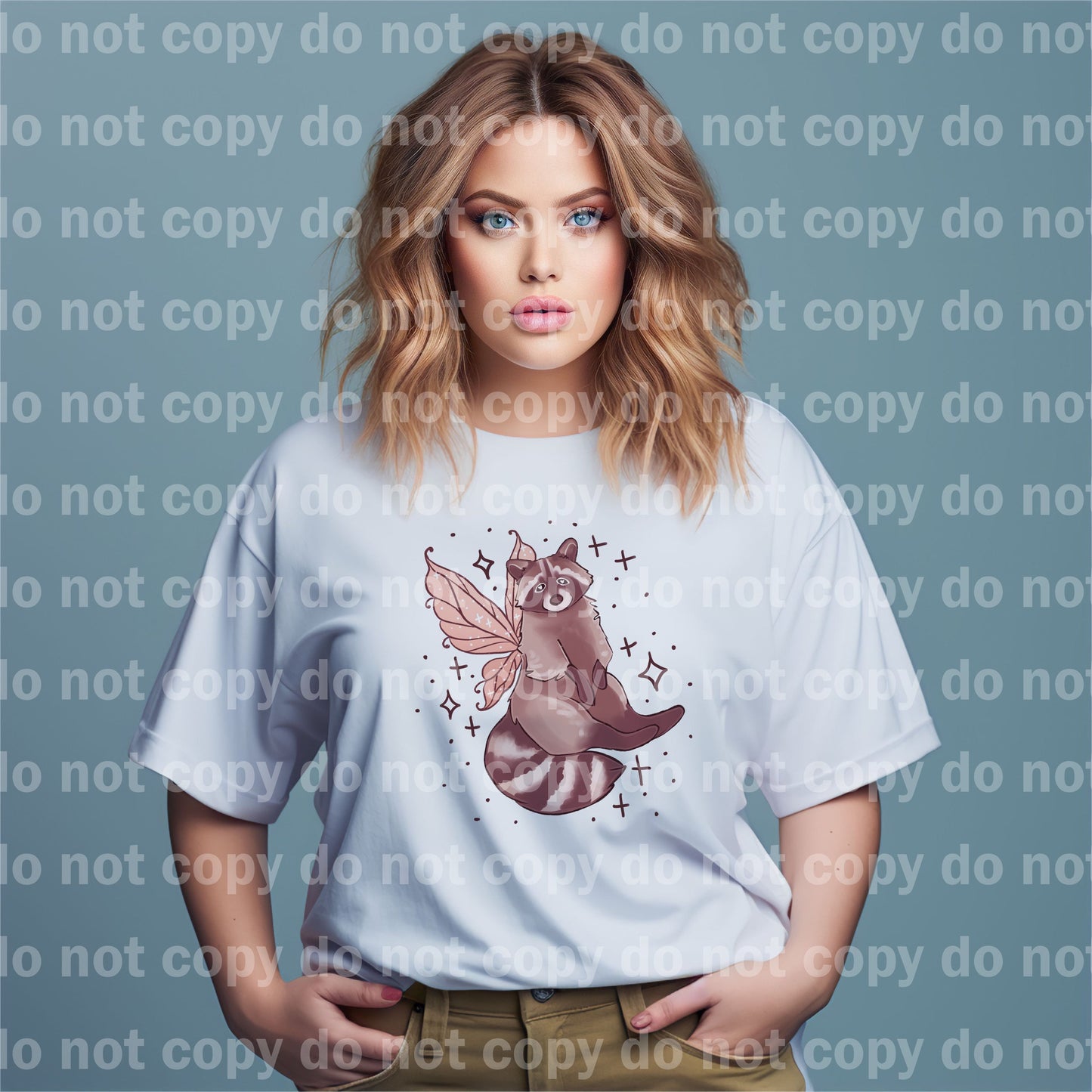 Bling Raccoon Fairy Dream Print or Sublimation Print