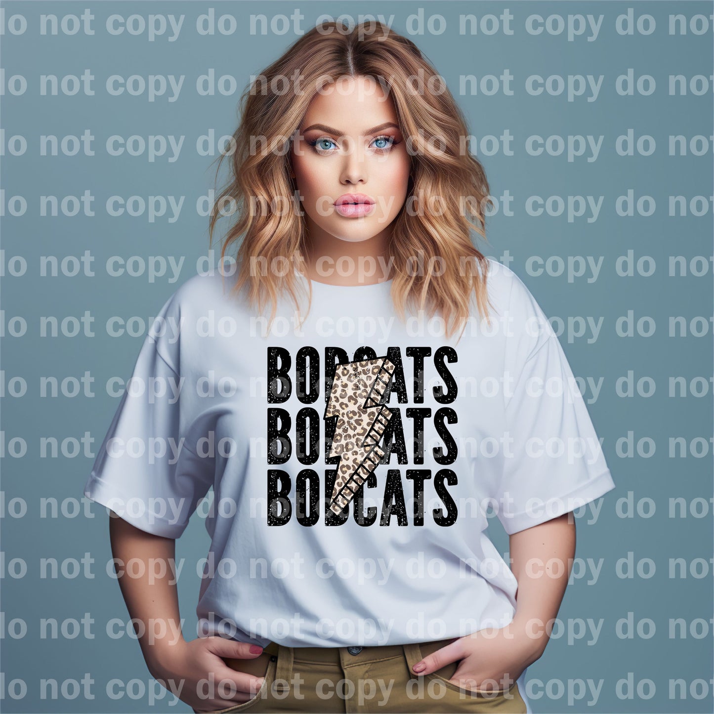 Bobcats Leopard Lightning Bolt Dream Print or Sublimation Print