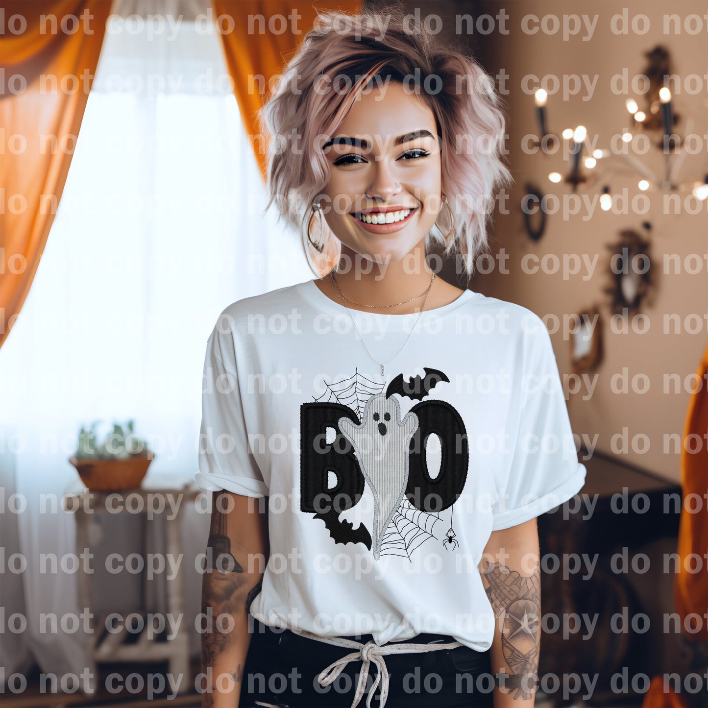 Boo Ghost Web Dream Print or Sublimation Print