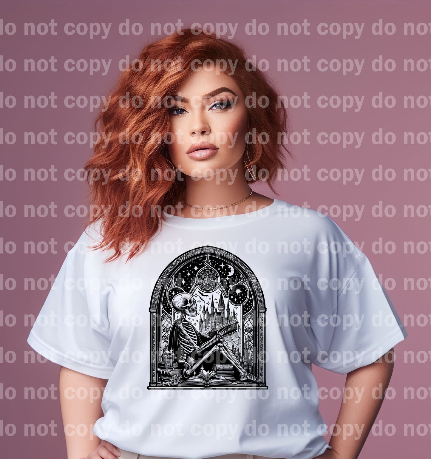 Book Skellie Window Dream Print or Sublimation Print