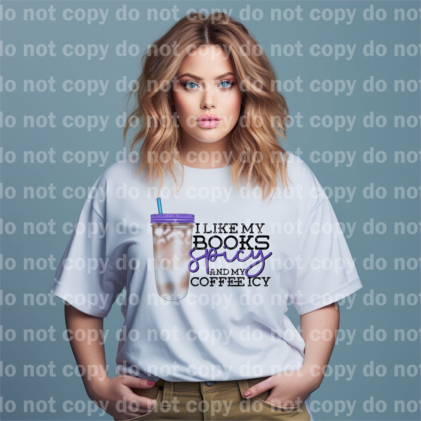 I like My Books Spicy And My Coffee Icy Dream Print or Sublimation Print