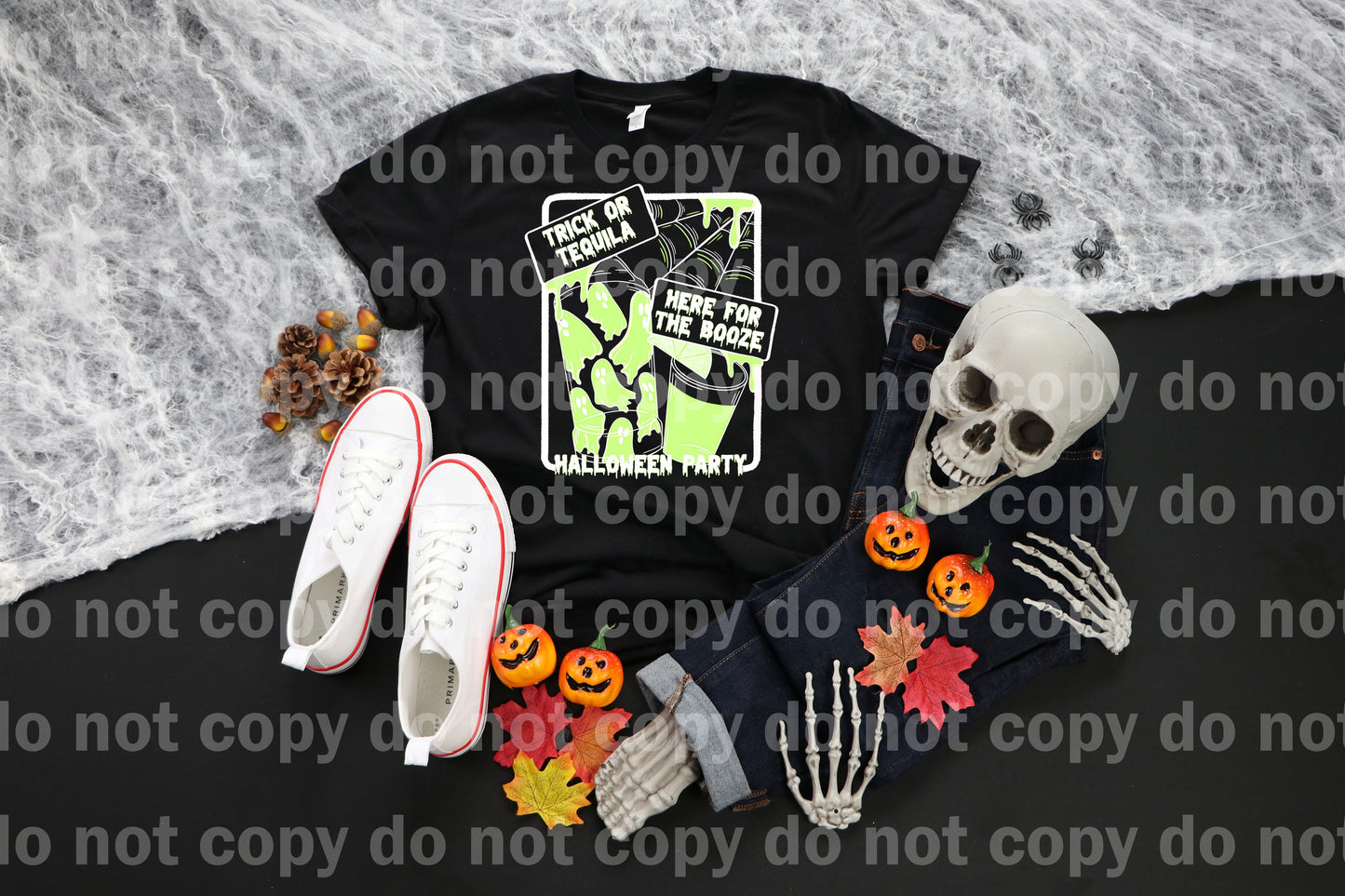 Booze Hallowen Party Black/White Dream Print or Sublimation Print