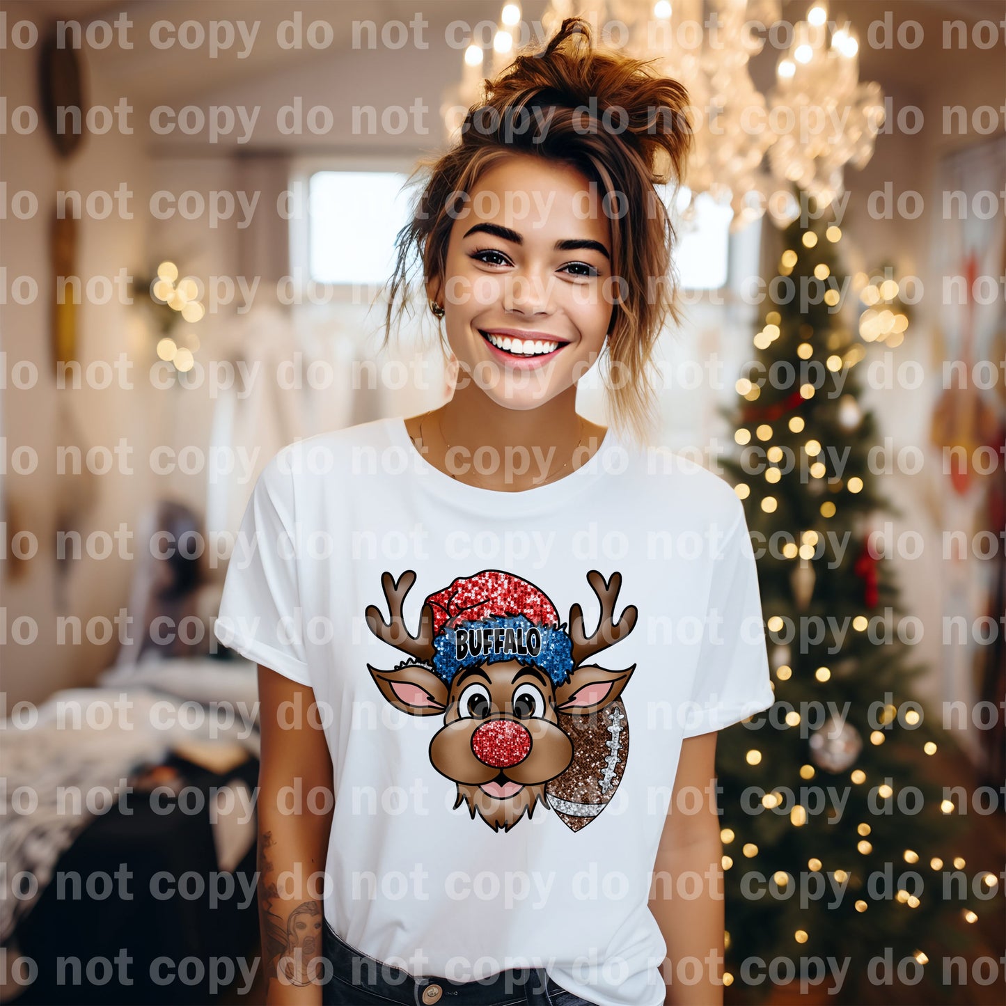 Reindeer Buffalo Dream Print or Sublimation Print