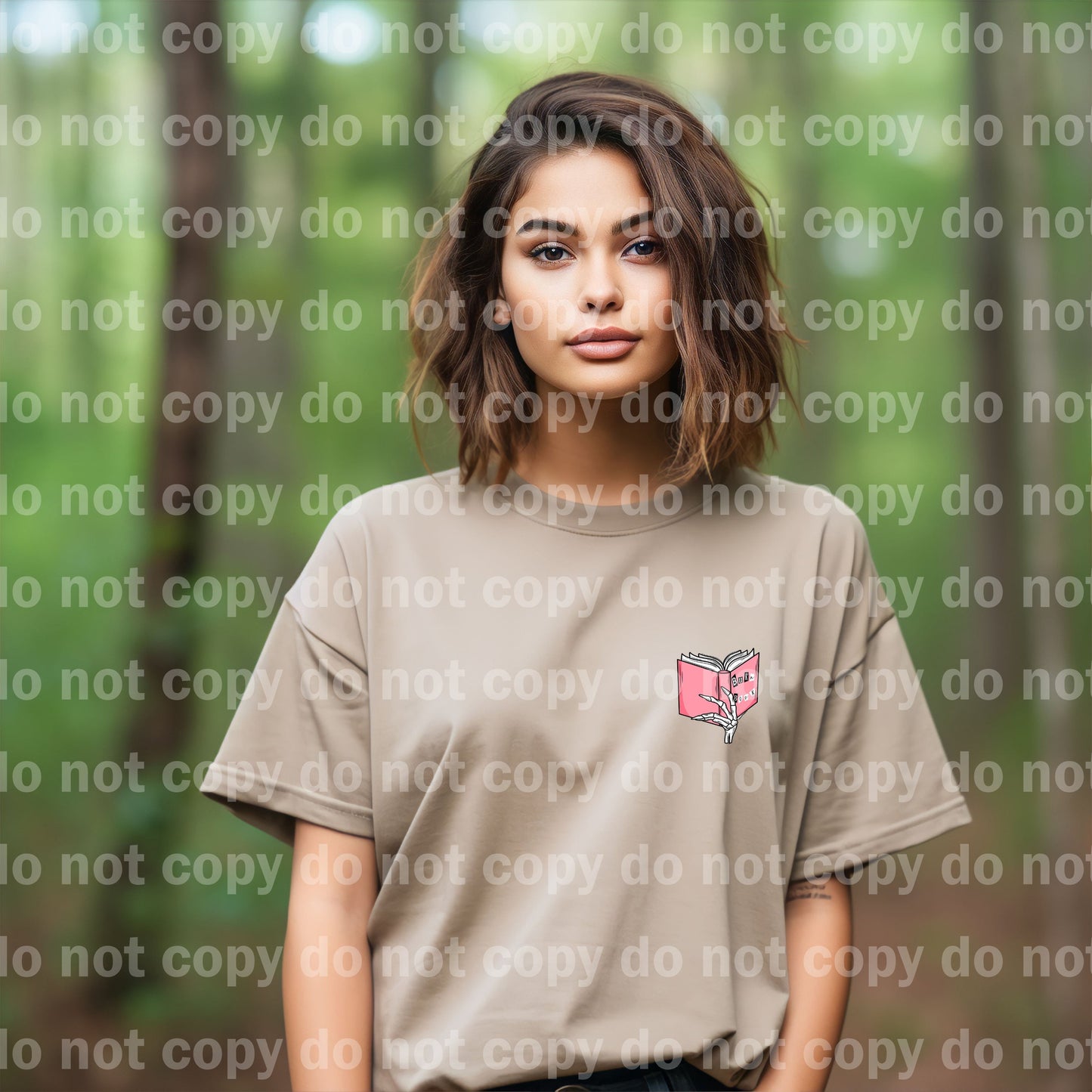 Burn Book and Coffee Skellie with Pocket Option Dream Print or Sublimation Print
