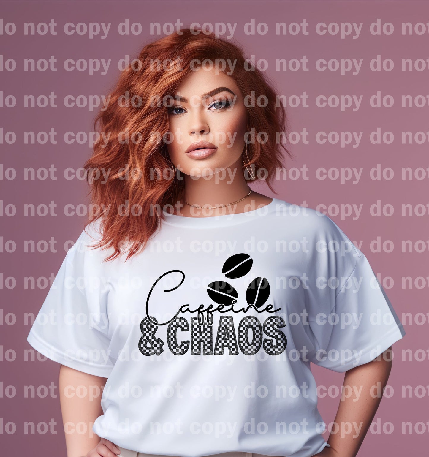 Caffeine and Chaos Embroidery Dream Print or Sublimation Print