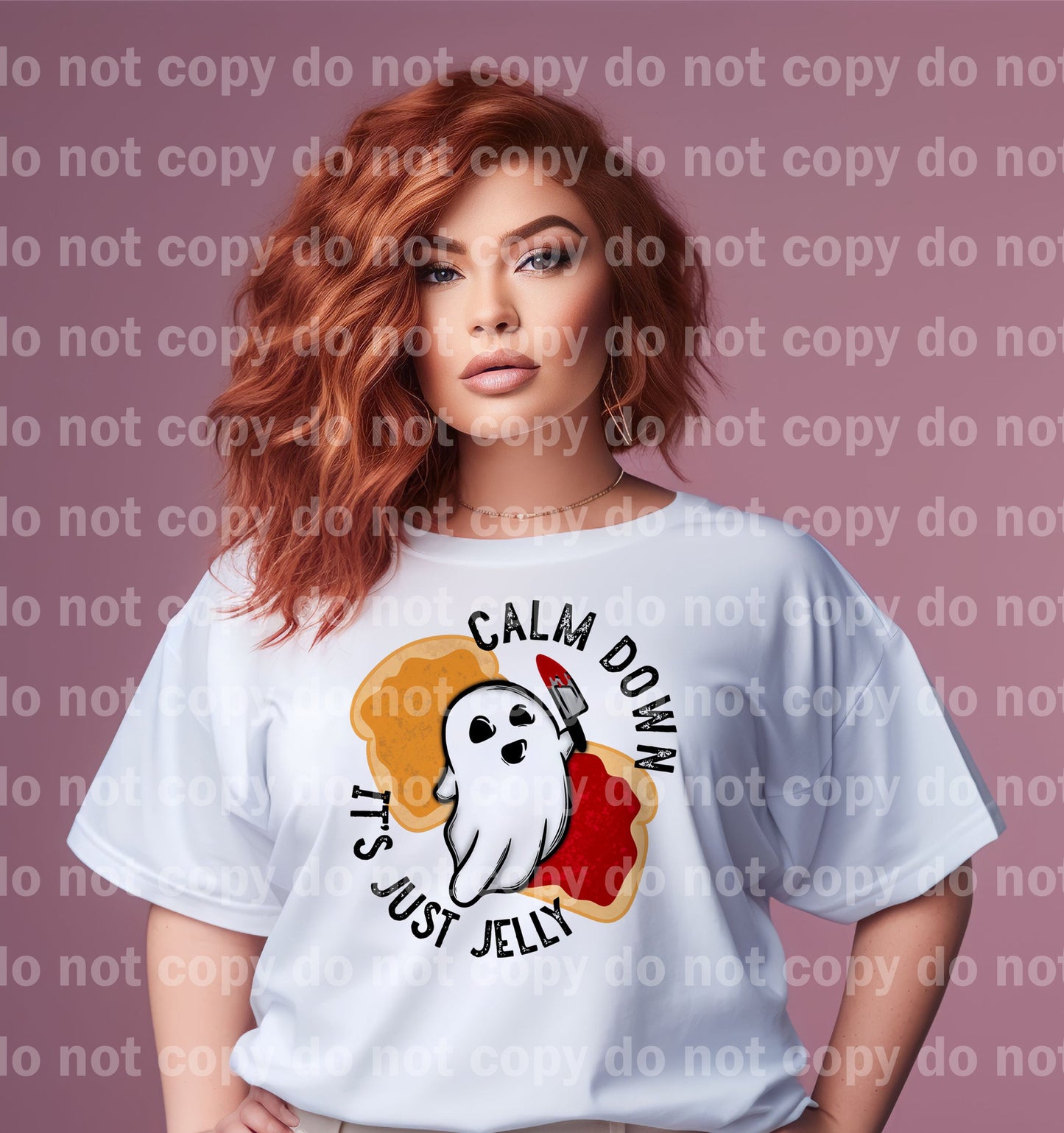 Calm Down It's Just Jelly Distressed/Non Distressed Dream Print or Sublimation Print