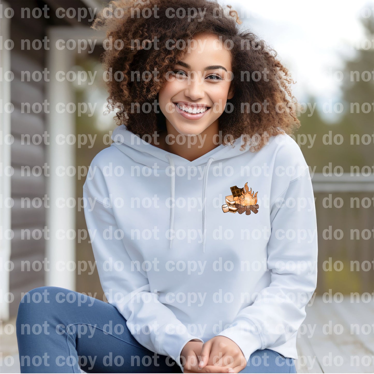 Campfire Nights with Optional Two Rows Sleeve Designs Dream Print or Sublimation Print