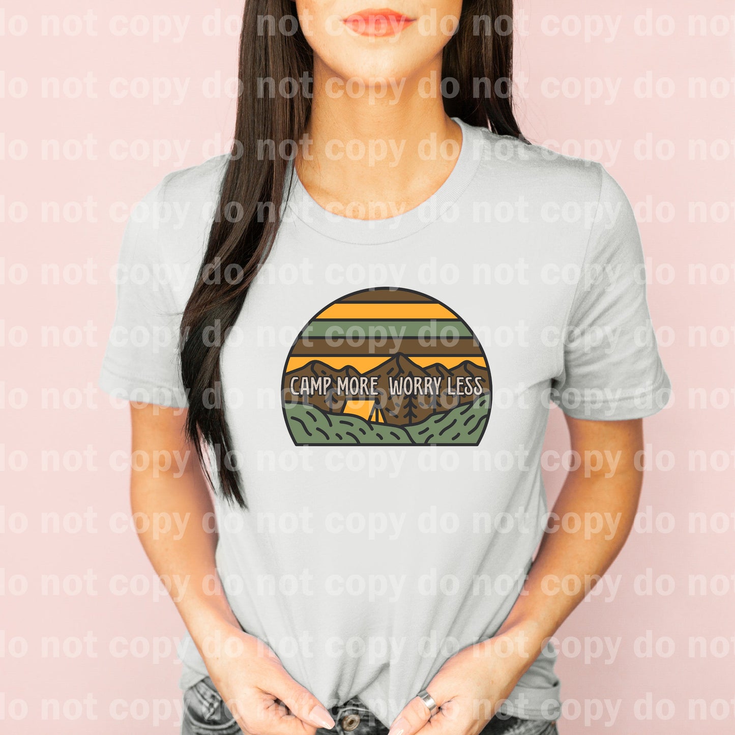 Camp More Worry Less Dream Print or Sublimation Print