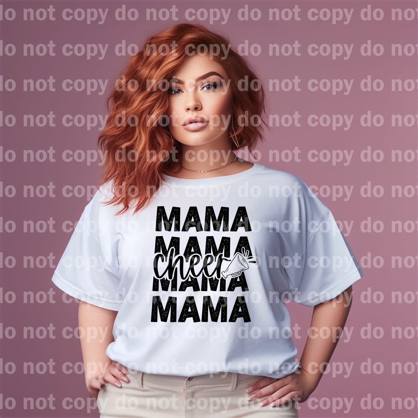 Cheer Mama Typography Dream Print or Sublimation Print
