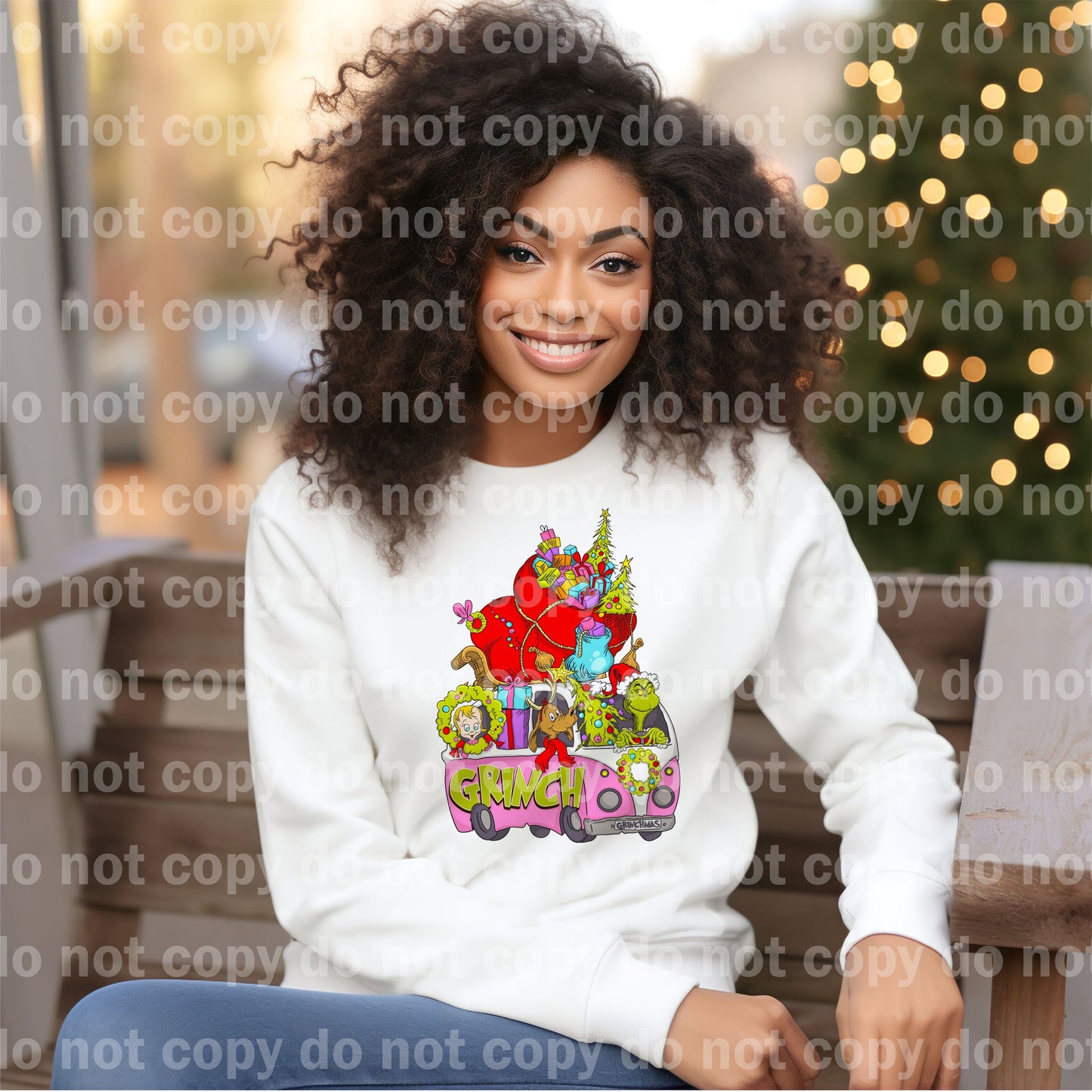 Christmas Bus And Gifts Dream Print or Sublimation Print