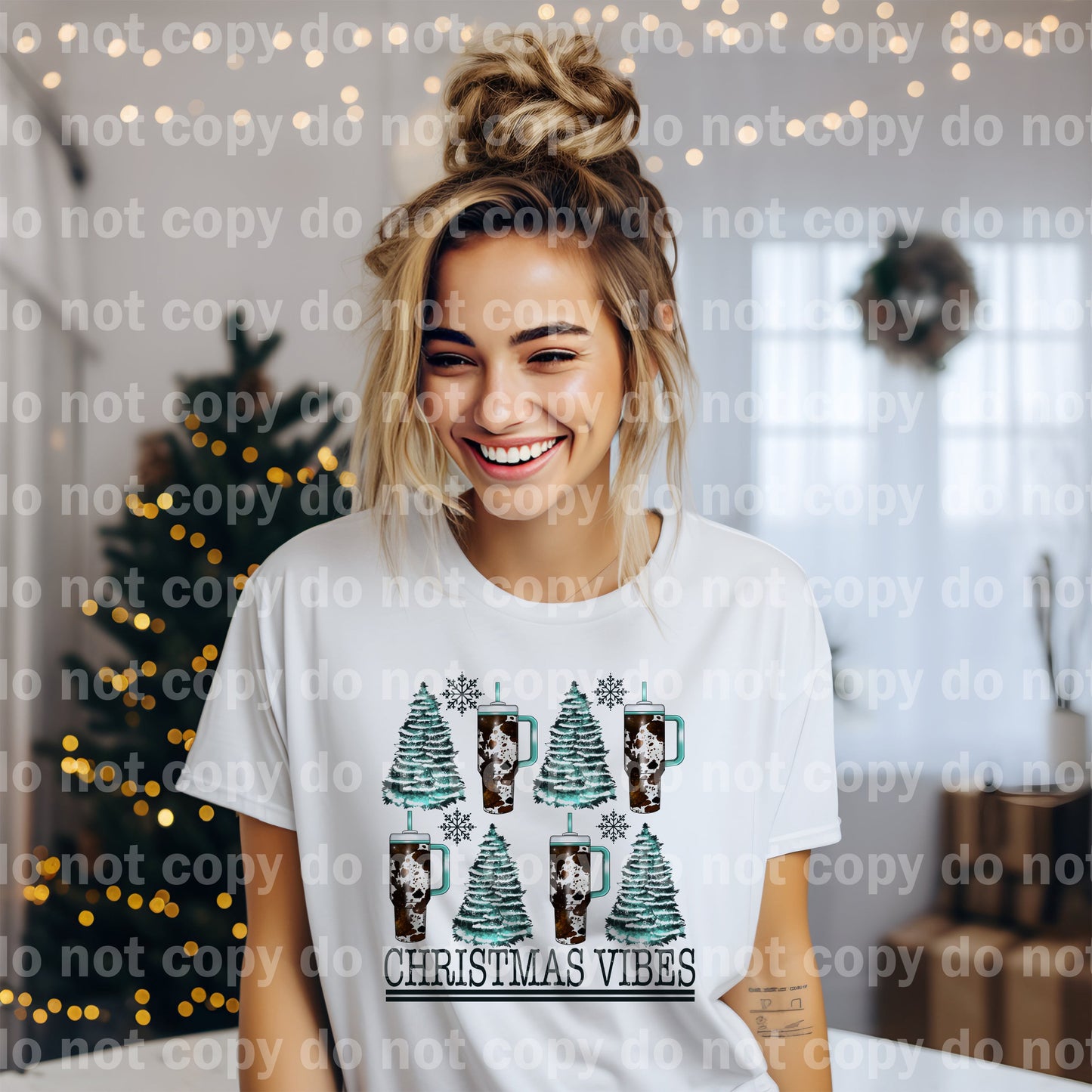 Christmas Vibes Grid Dream Print or Sublimation Print