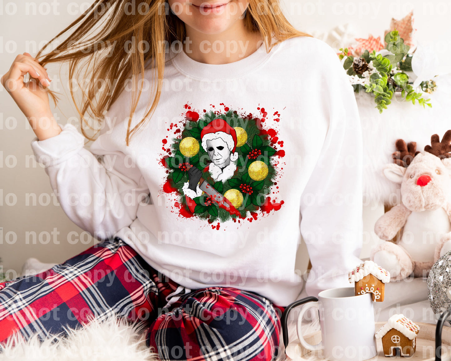 Creepy Christmas Michael Dream Print or Sublimation Print