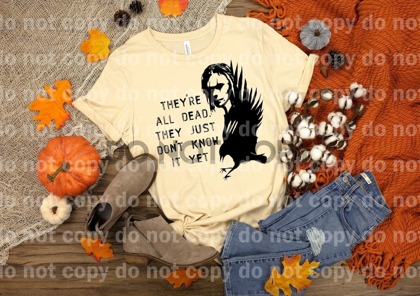 They’re all dead they just don’t know it yet Hand drawn Dream Print or Sublimation Print