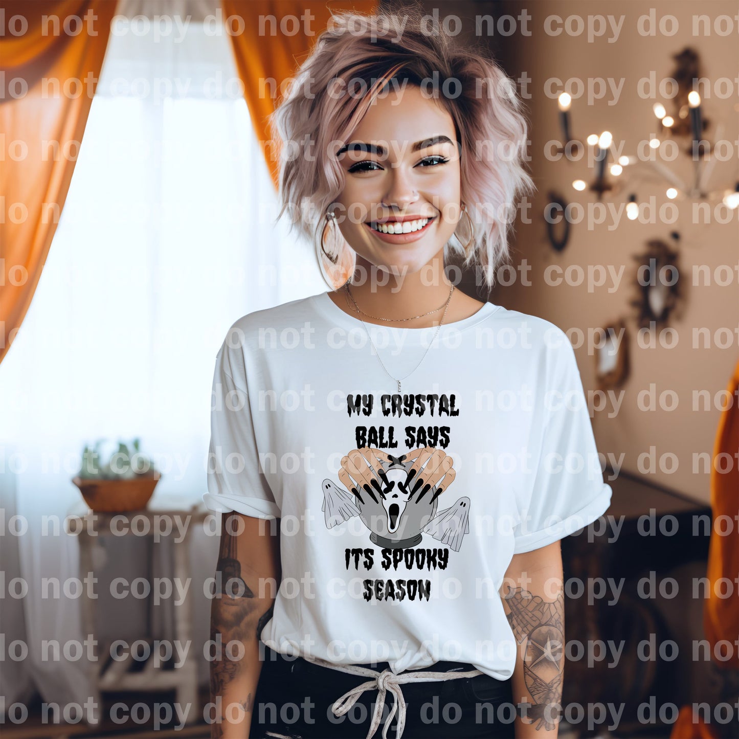 My Crystal Ball Says Its Spooky Season Gf Dream Print or Sublimation Print