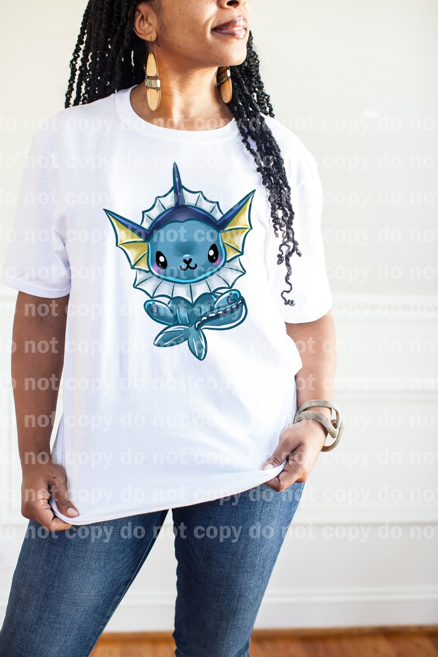 Cute Cat Fox Fish Pocket Monster Dream Print or Sublimation Print