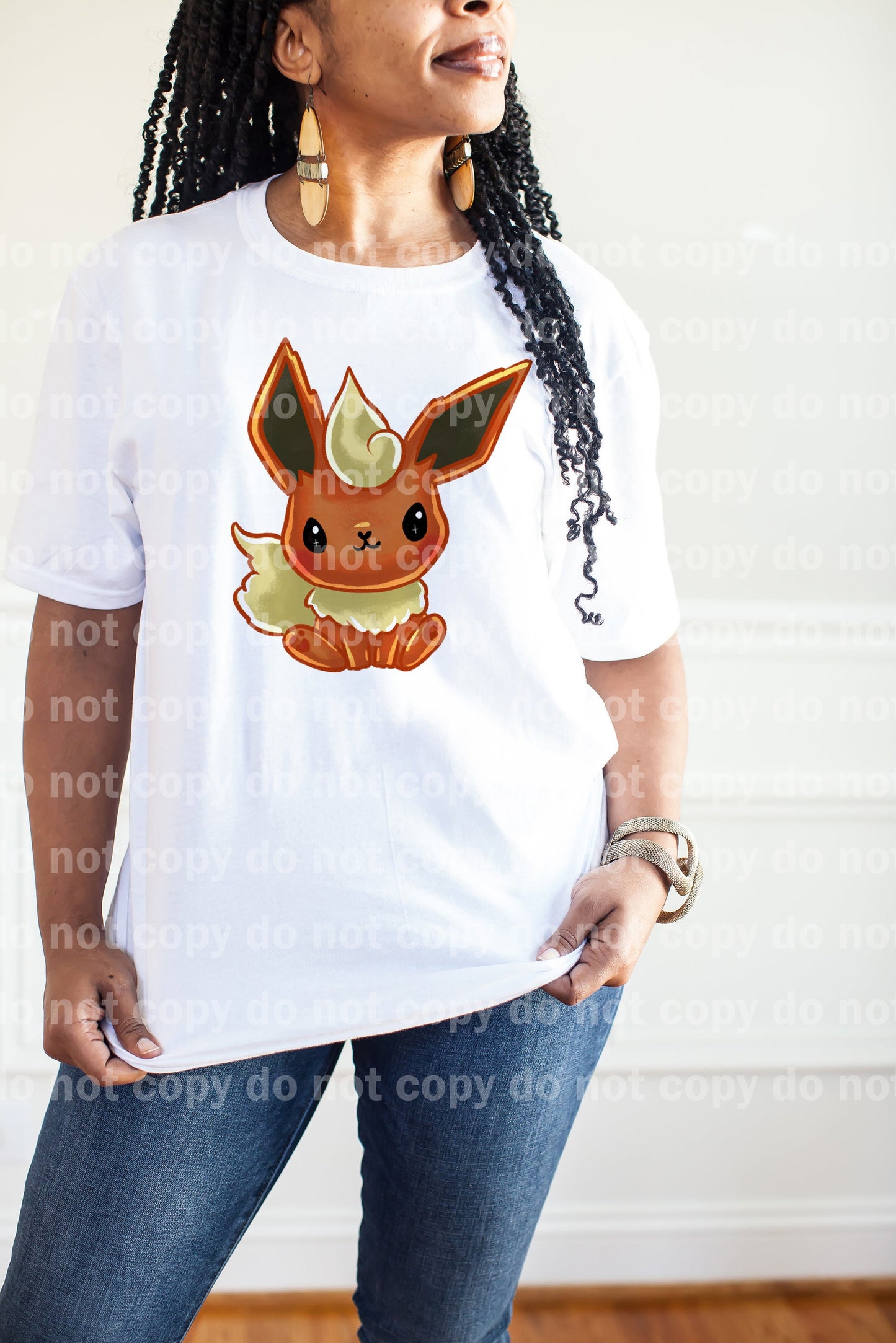 Cute Evolution Pocket Monster Dream Print or Sublimation Print