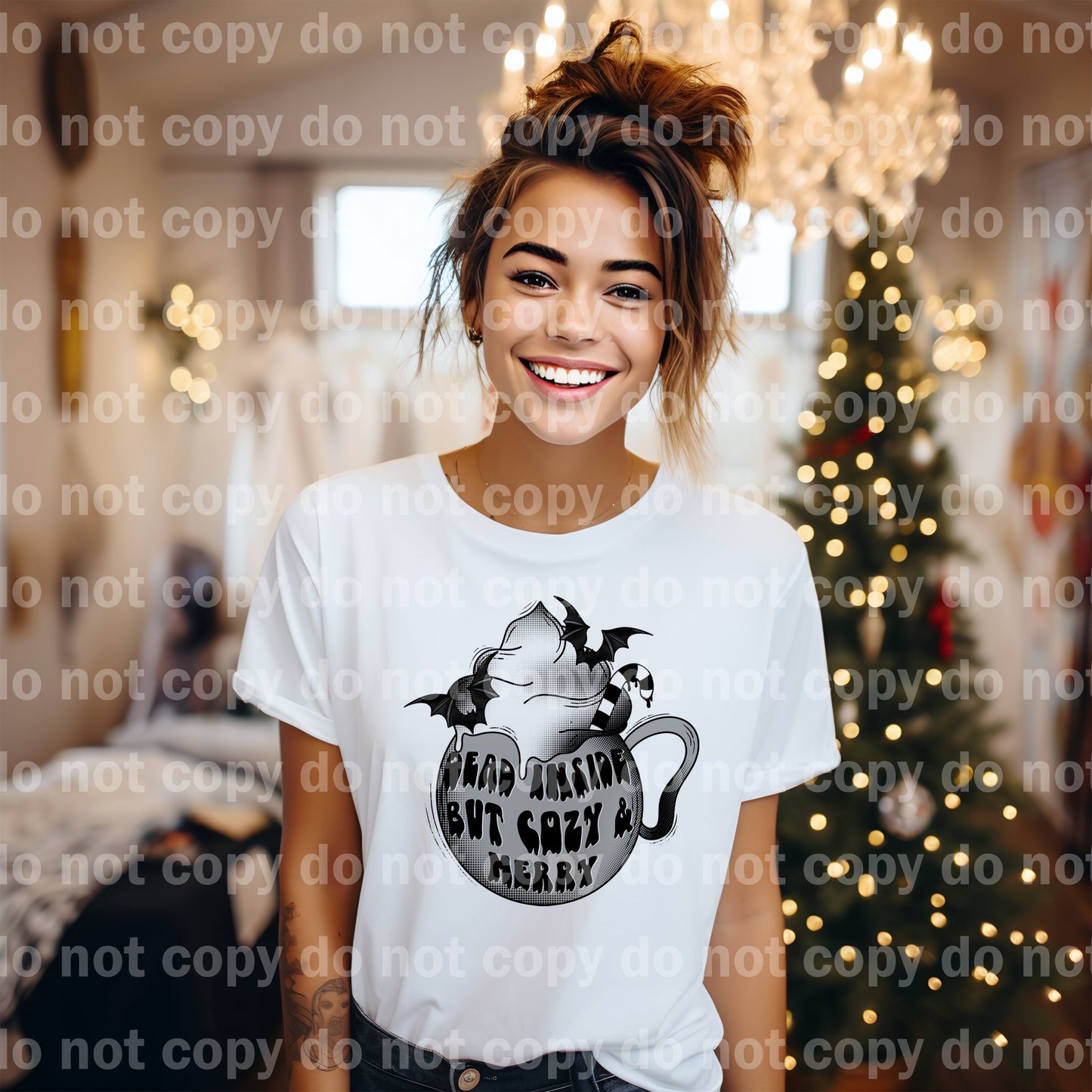 Dead Inside But Cozy And Merry Dream Print or Sublimation Print