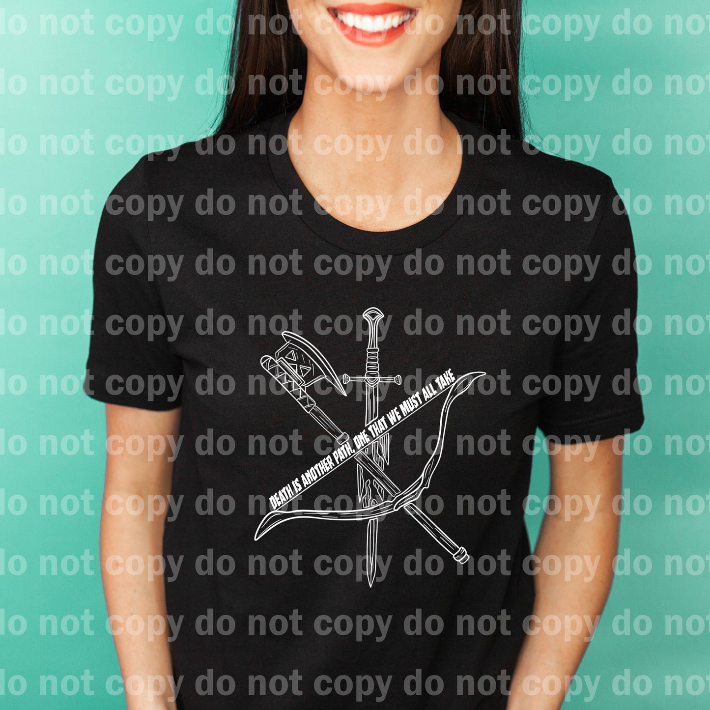 Death Is Another Path One That We Must All Take Black/White Dream Print or Sublimation Print