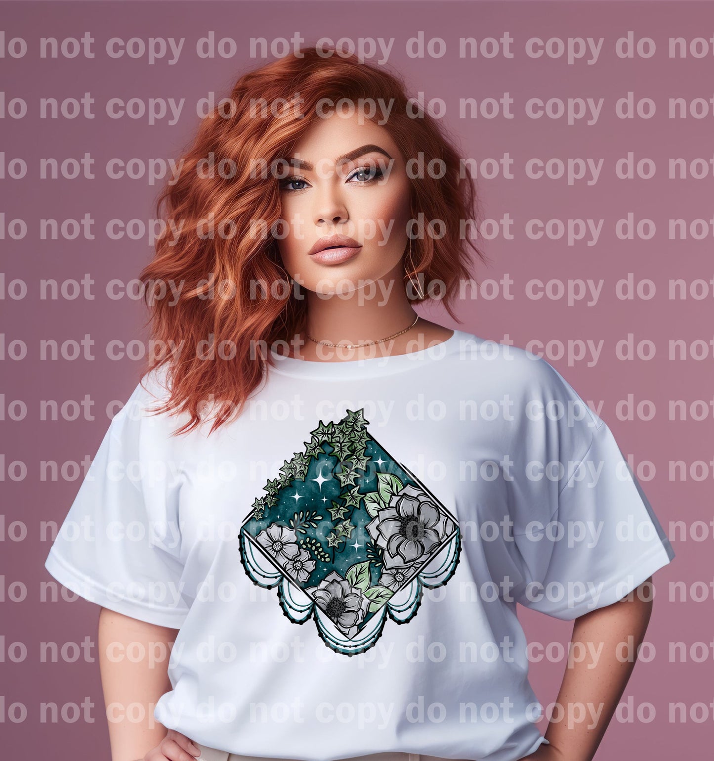 Diamond Flowers Dream Print or Sublimation Print