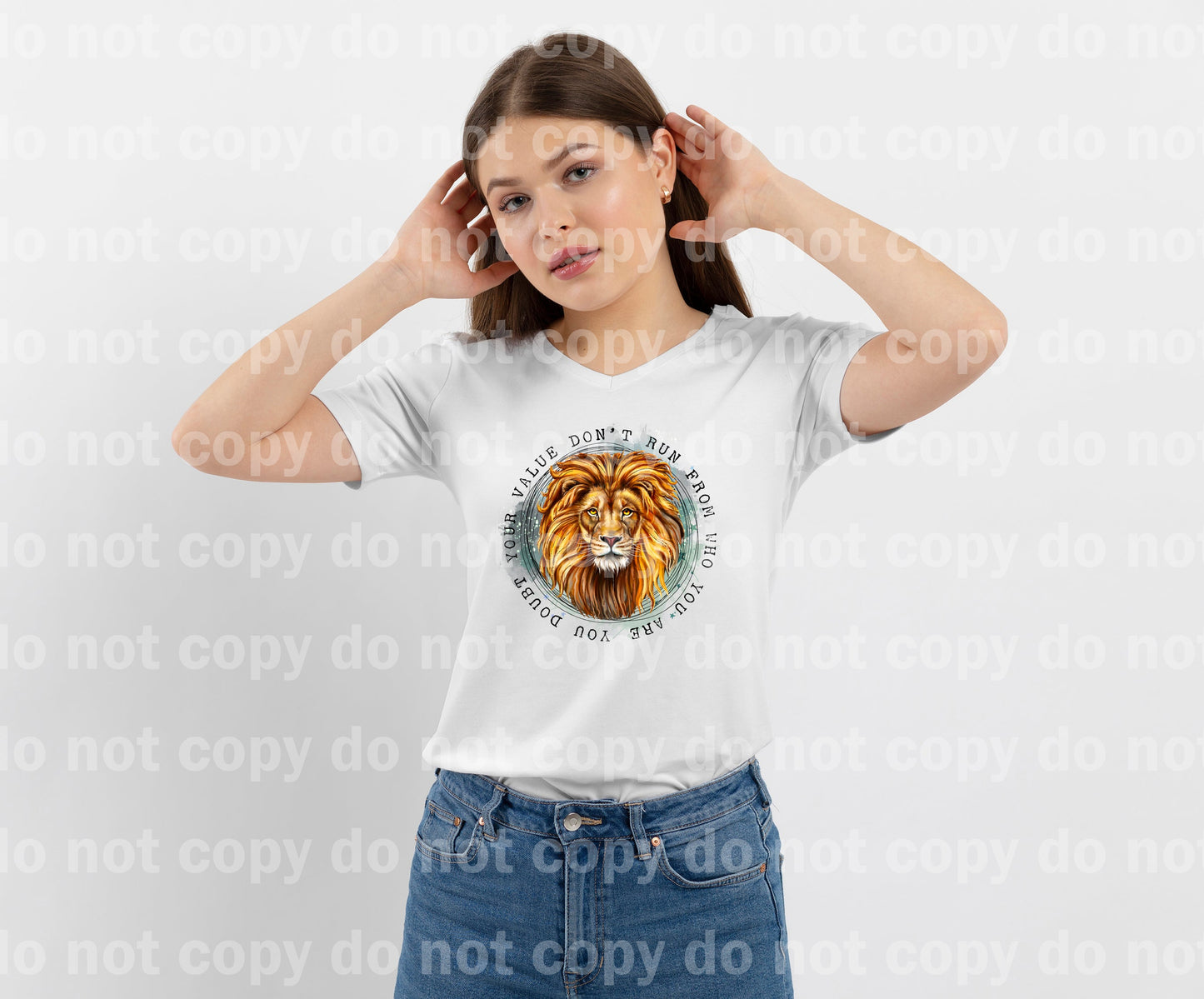 No huyas de quién eres. Dudas de tu valor. Impresión de sueños o impresión de sublimación.