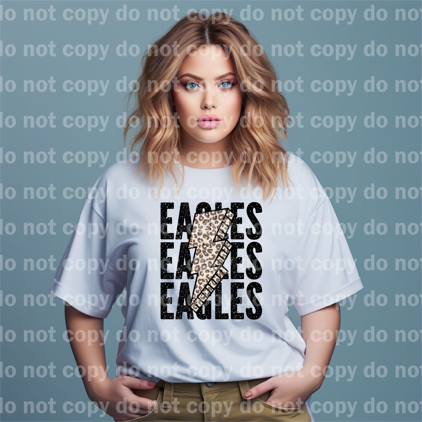 Eagles Leopard Lightning Bolt Dream Print or Sublimation Print