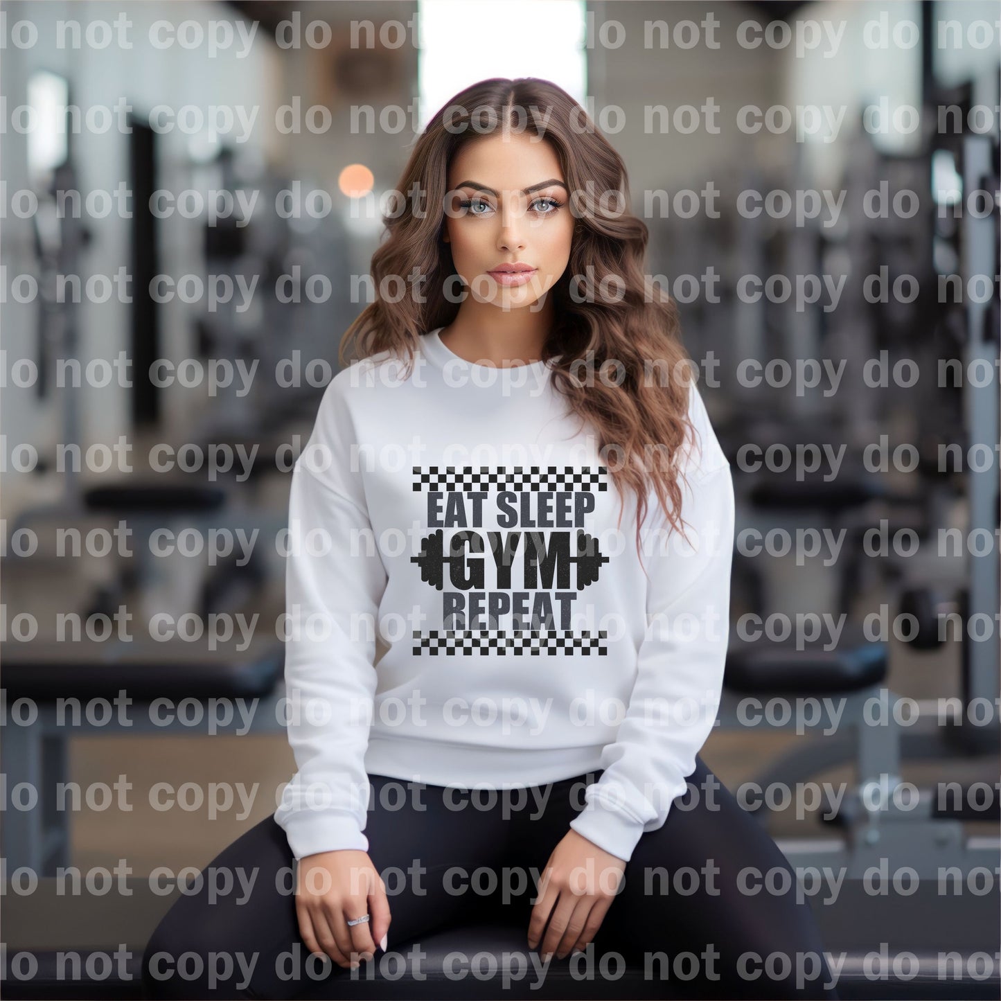 Eat Sleep Gym Repeat Dream Print or Sublimation Print
