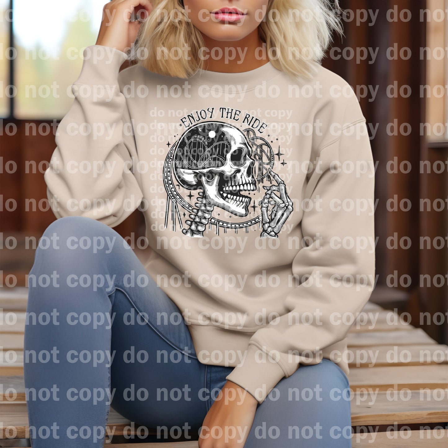 Enjoy The Ride Skellie Dream Print or Sublimation Print