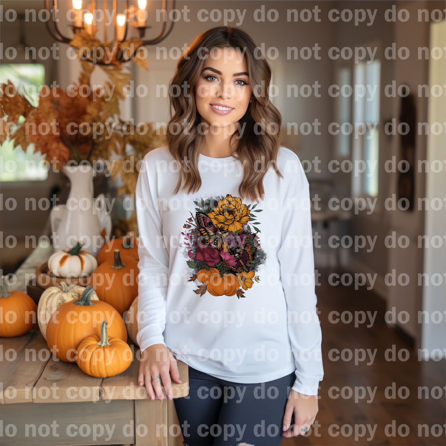 Fall Death Moths Dream Print or Sublimation Print