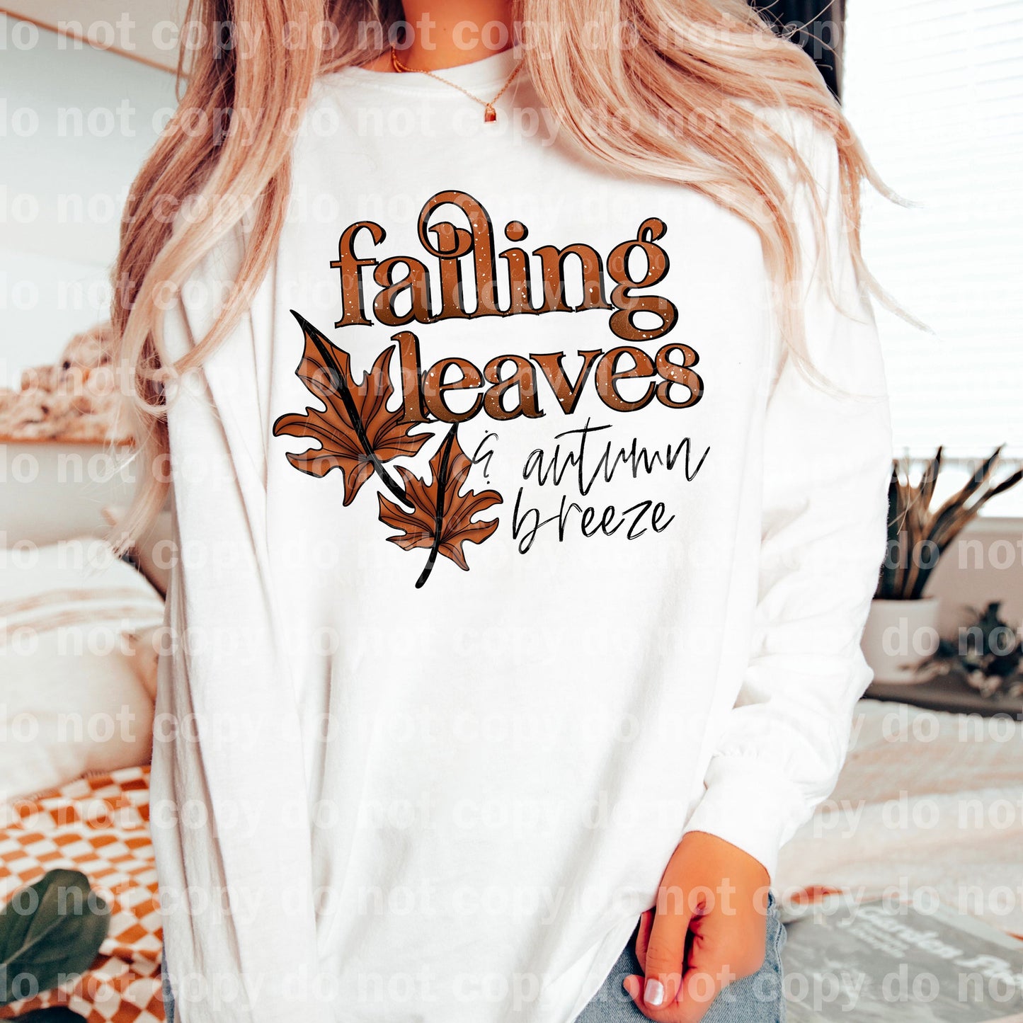 Falling Leaves And Autumn Breeze Dream Print or Sublimation Print