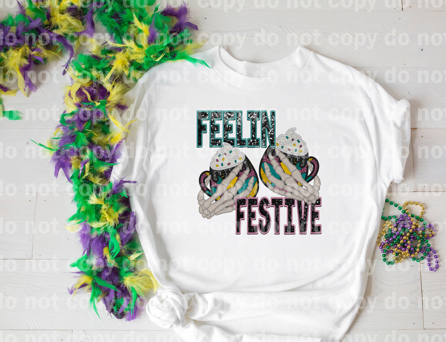 Impresión de ensueño con bordado festivo Feelin o impresión por sublimación
