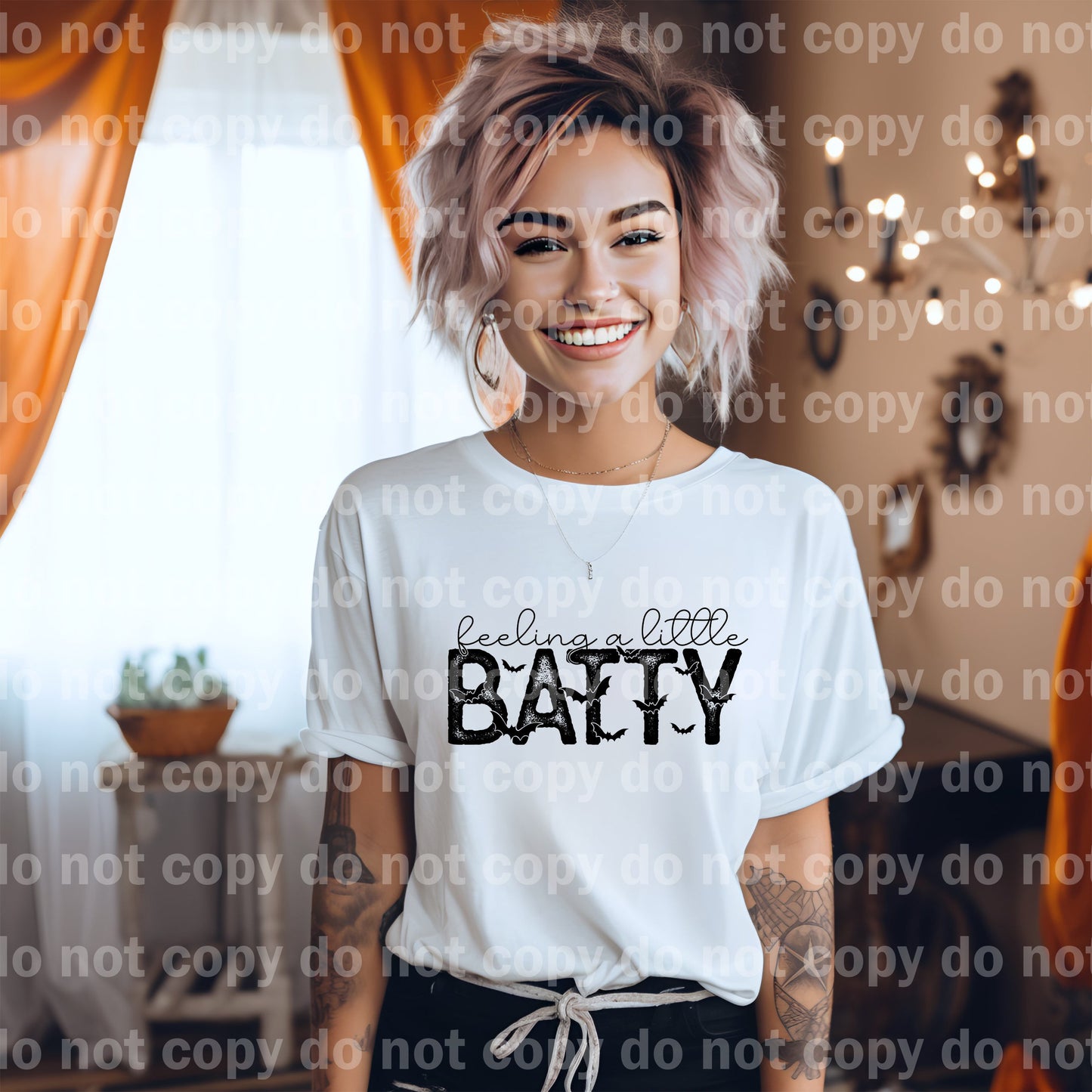 Feeling a Little Batty Full Color/One Color Dream Print or Sublimation Print