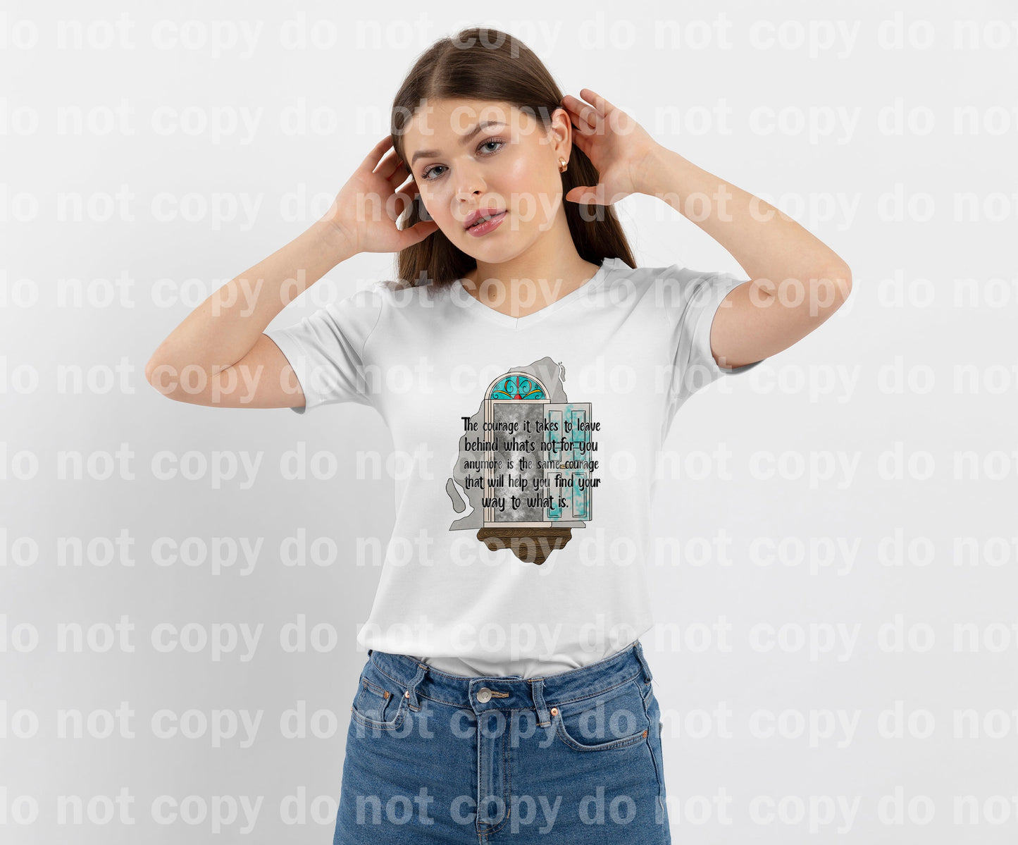 The Courage It Takes To Leave What's Not For You Anymore Is The Same Courage That Will Help You Dream Print or Sublimation Print