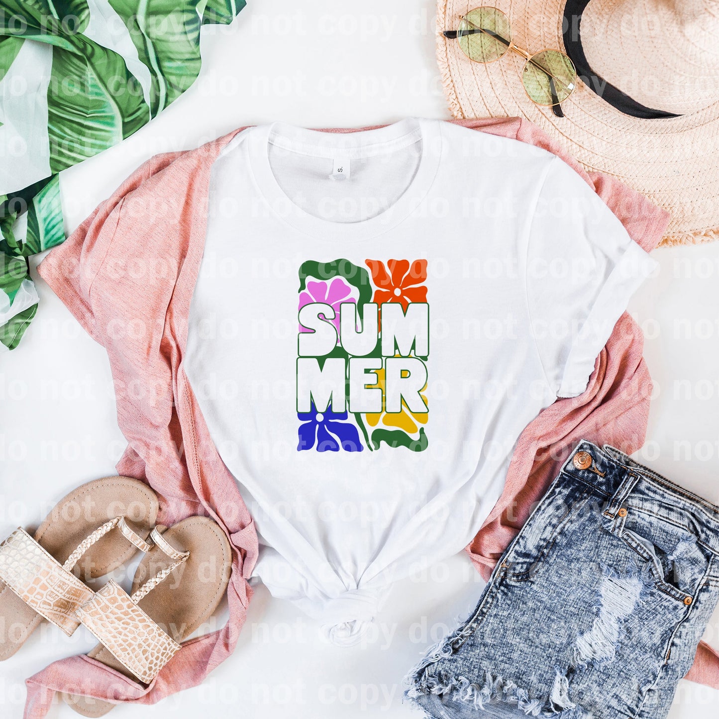 Floral Retro Summer Dream Print or Sublimation Print