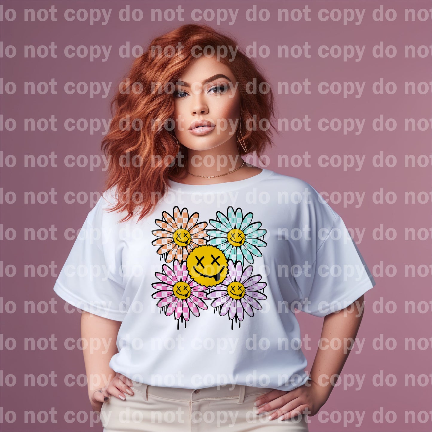 Flower Smiles Dream Print or Sublimation Print