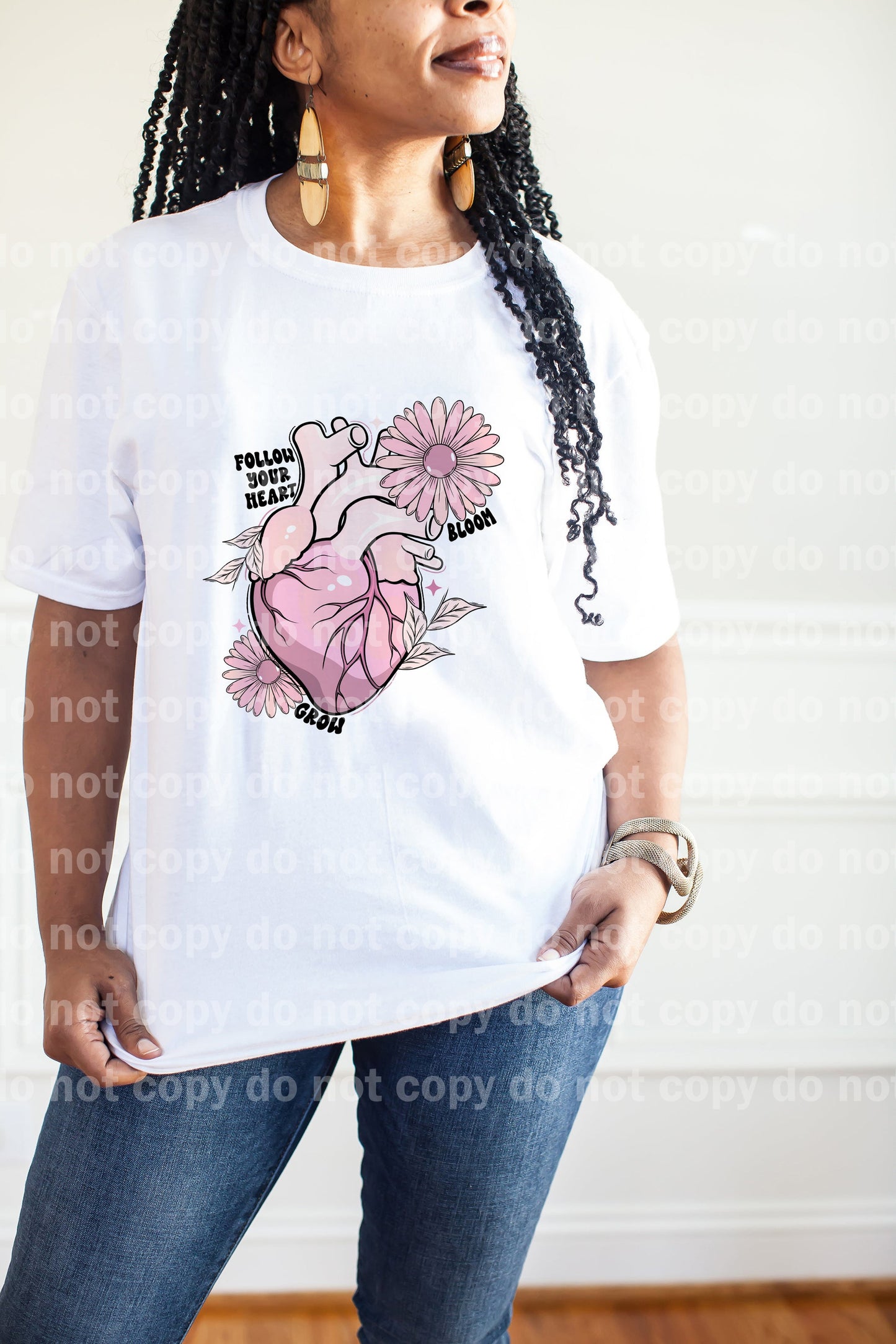 Follow Your Heart Bloom Grow Dream Print or Sublimation Print
