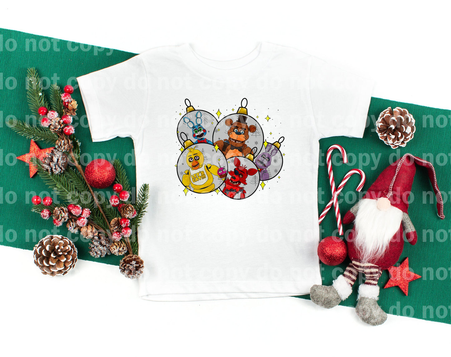 Freddy Christmas Ornament Balls with Optional Sleeve Design Dream Print or Sublimation Print