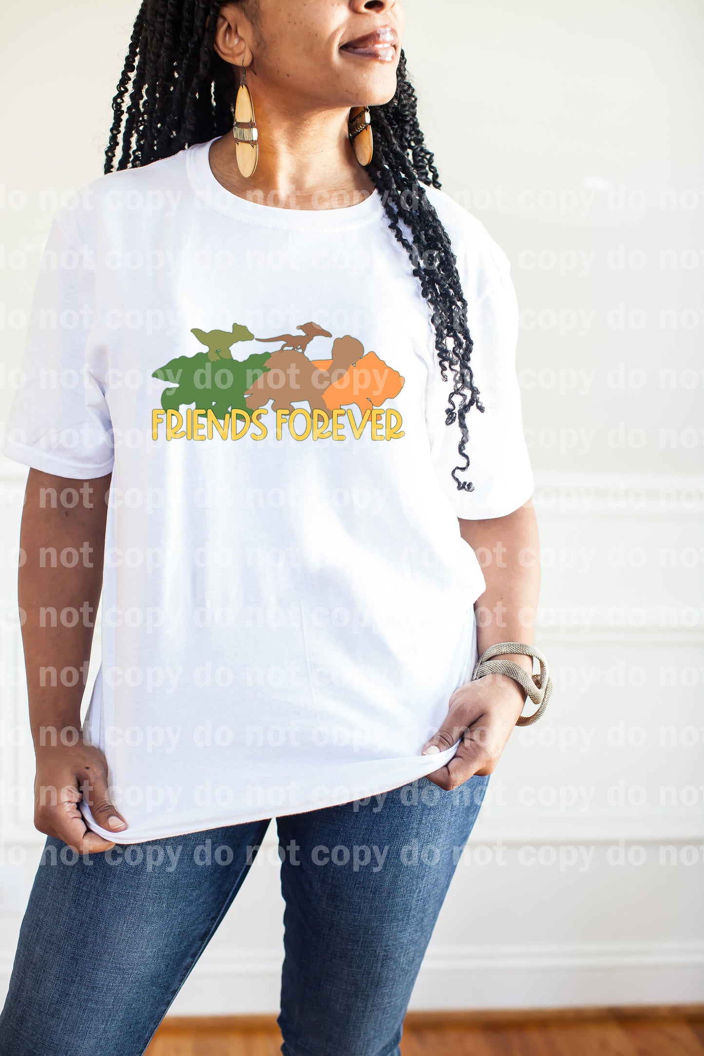 Friends Forever Dino Dream Print or Sublimation Print
