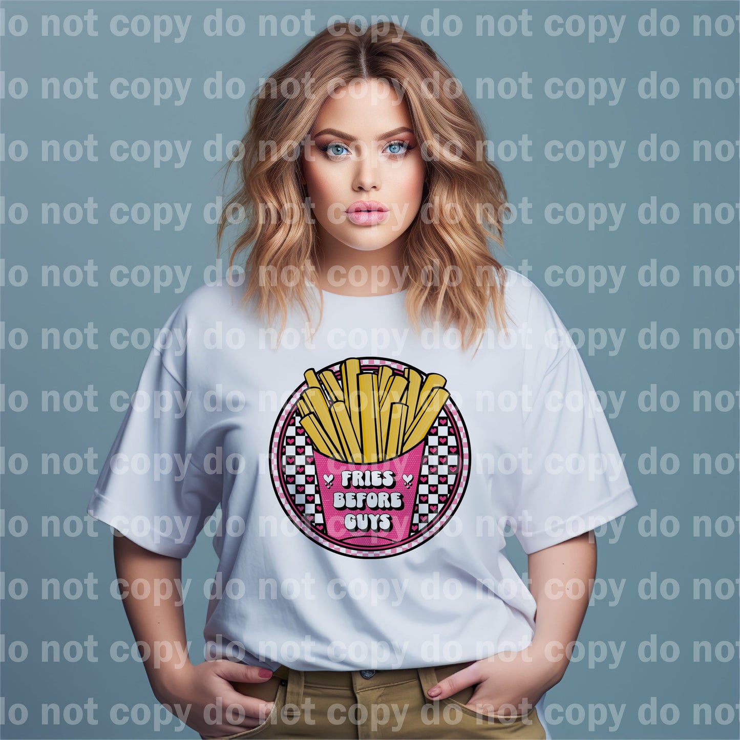 Fries Before Guys Round Dream Print or Sublimation Print