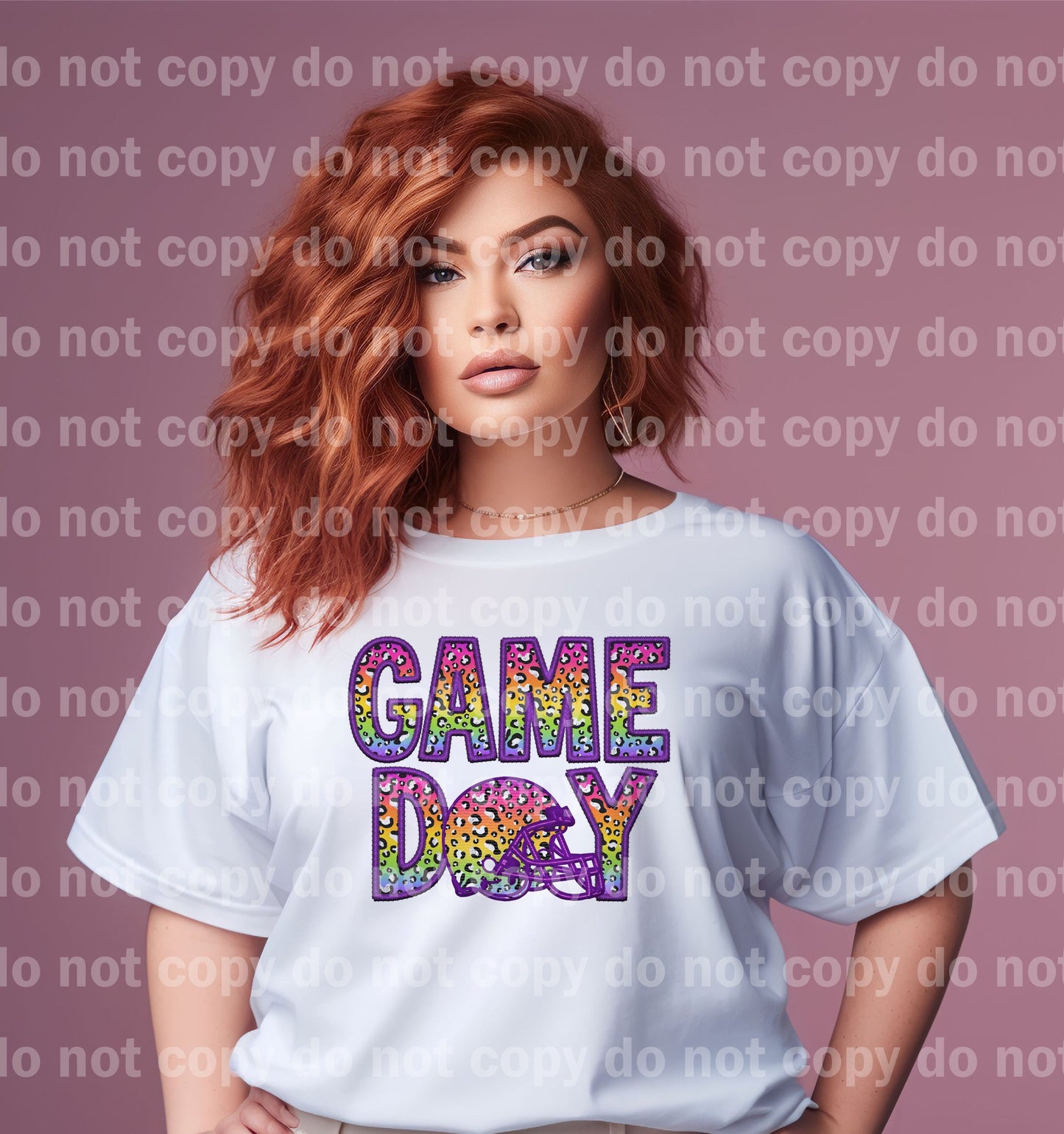 Game Day Embroidery Dream Print or Sublimation Print