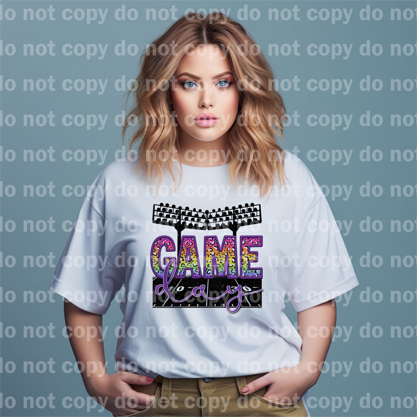 Game Day Purple Dream Print or Sublimation Print