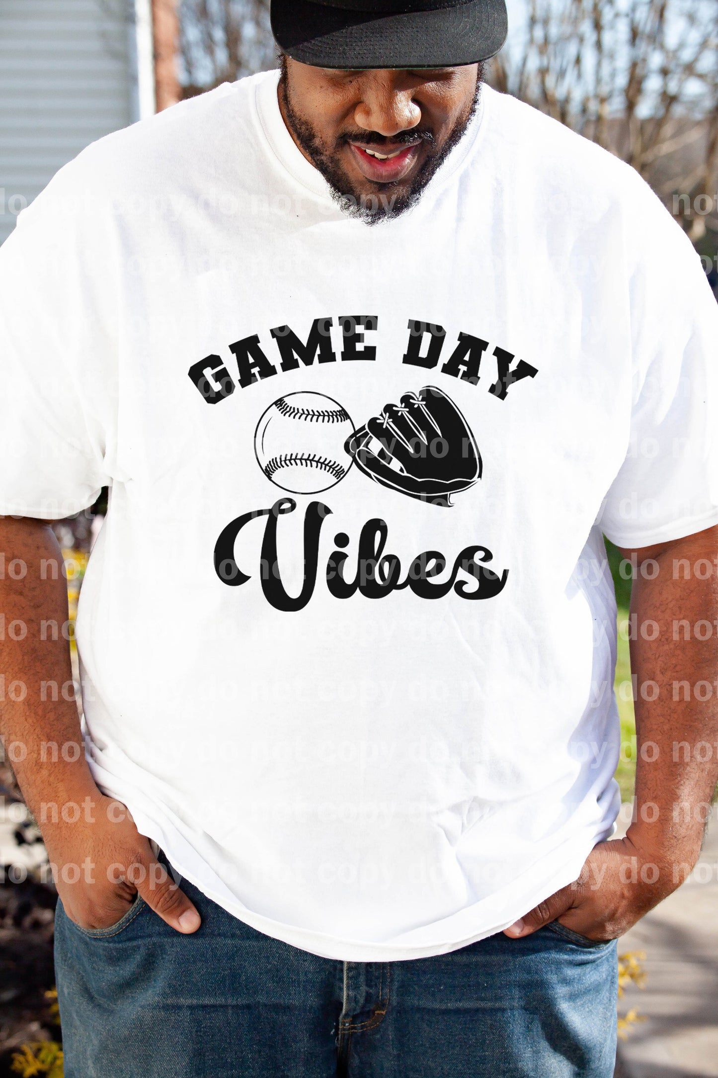 Game Day Vibes Baseball Dream Impresión o Impresión de Sublimación