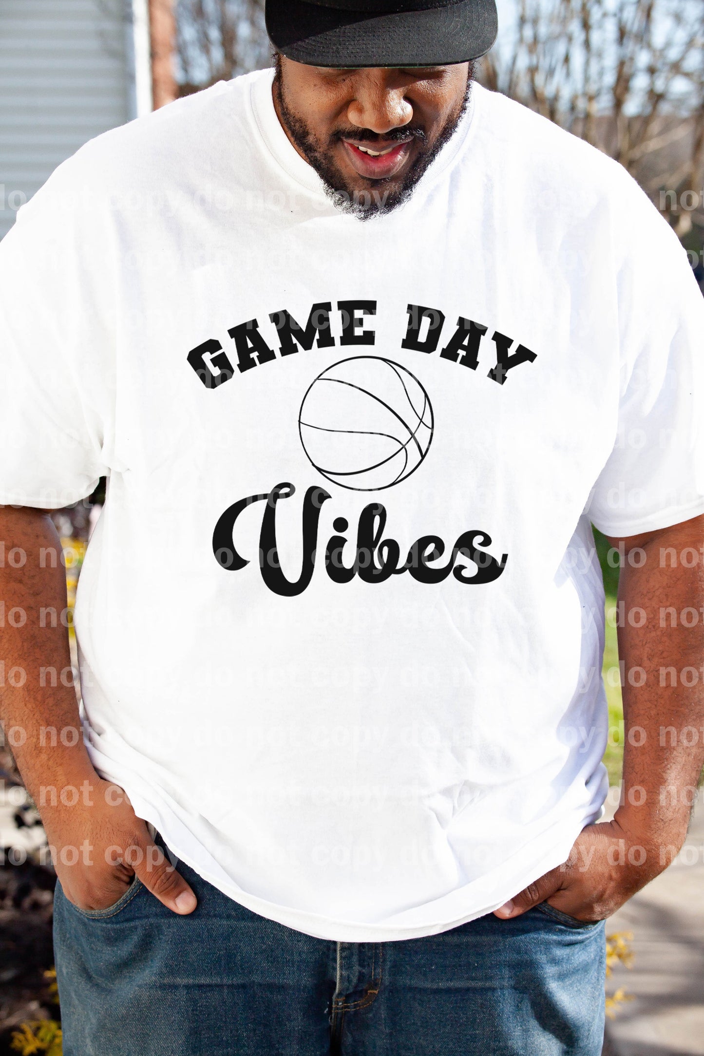 Impresión de sueño de baloncesto Game Day Vibes o impresión de sublimación