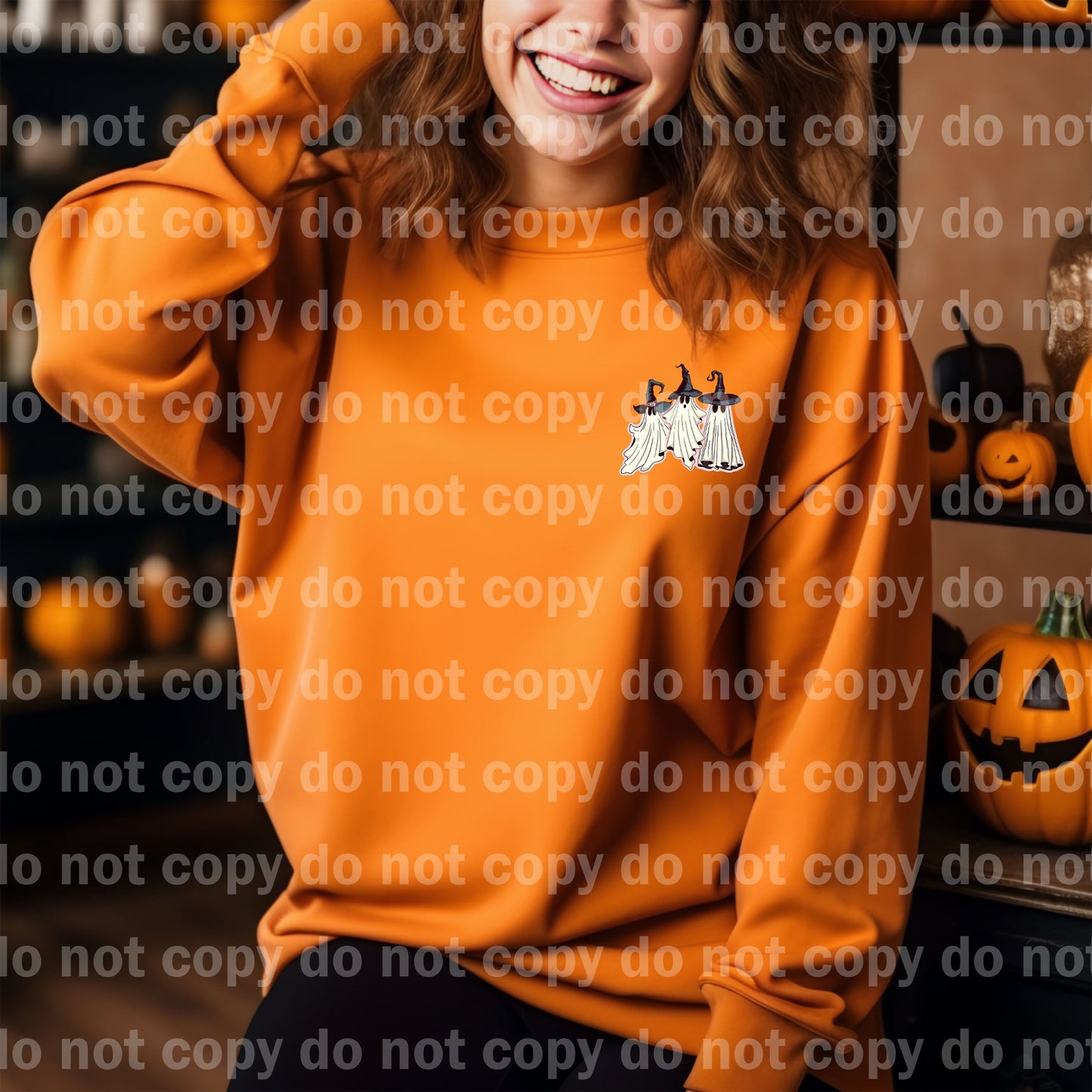 Get In Ghoulies We're Going Haunting with Optional Sleeve Design Dream Print or Sublimation Print