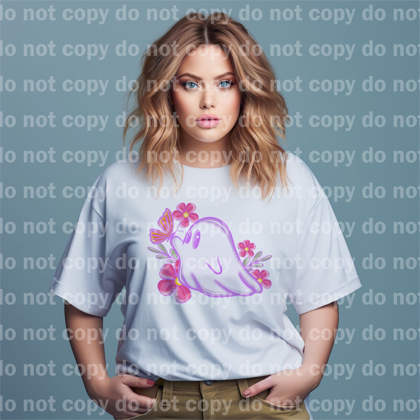 Ghost Floral Butterfly Dream Print or Sublimation Print