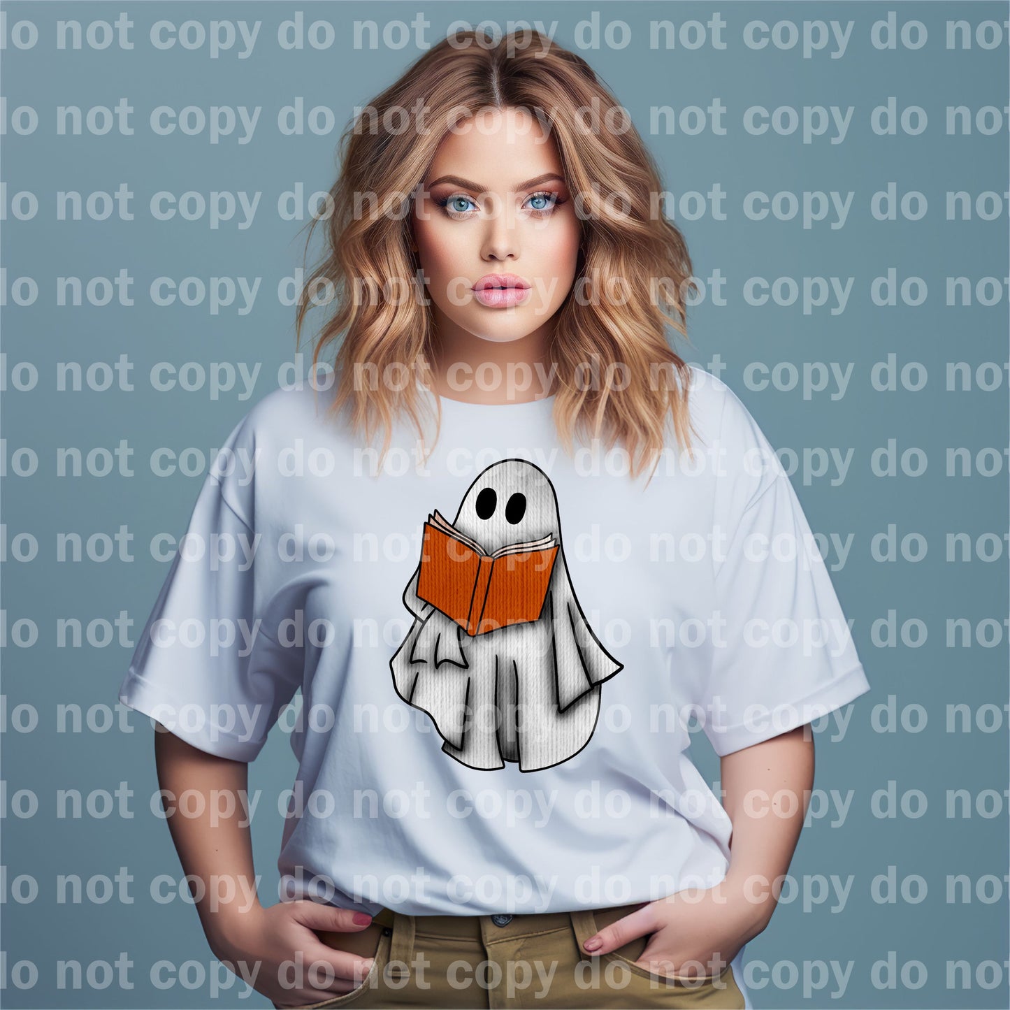 Ghost Reading Book Dream Print or Sublimation Print