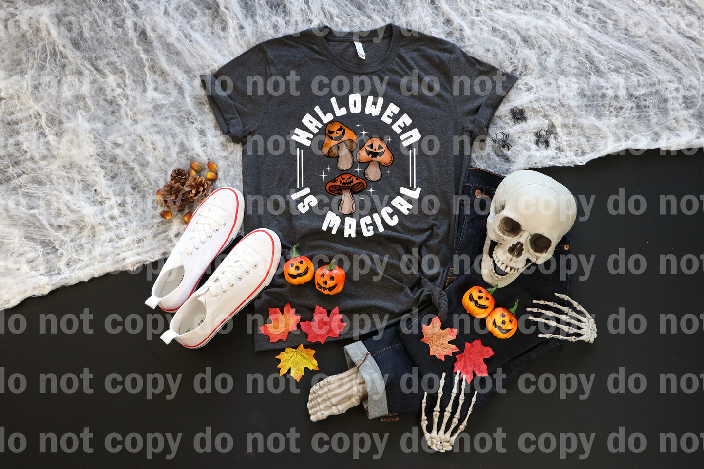 Halloween Is Magical Black/White Dream Print or Sublimation Print