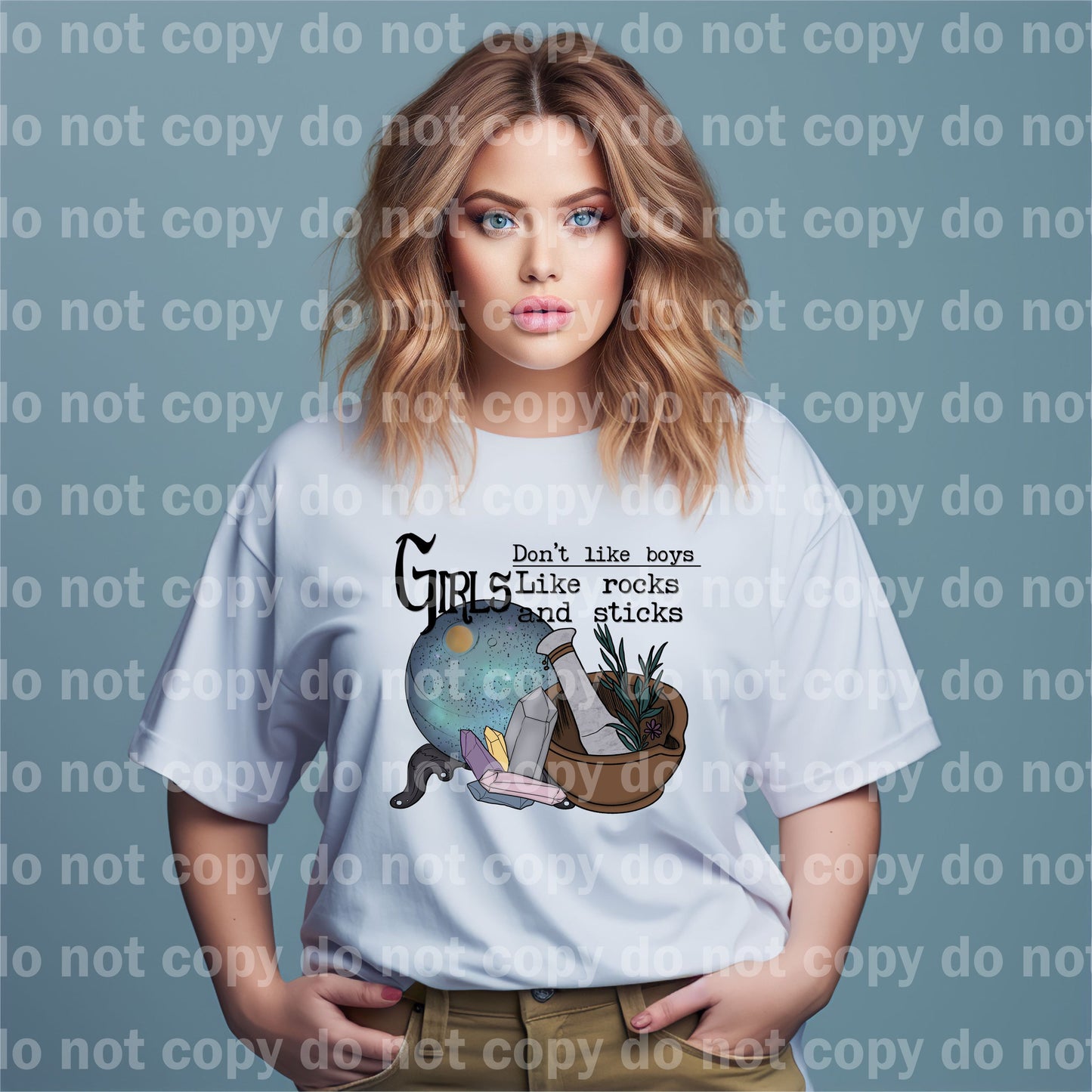 Girls Don't Like Boys Girls Like Rocks And Sticks Dream Print or Sublimation Print