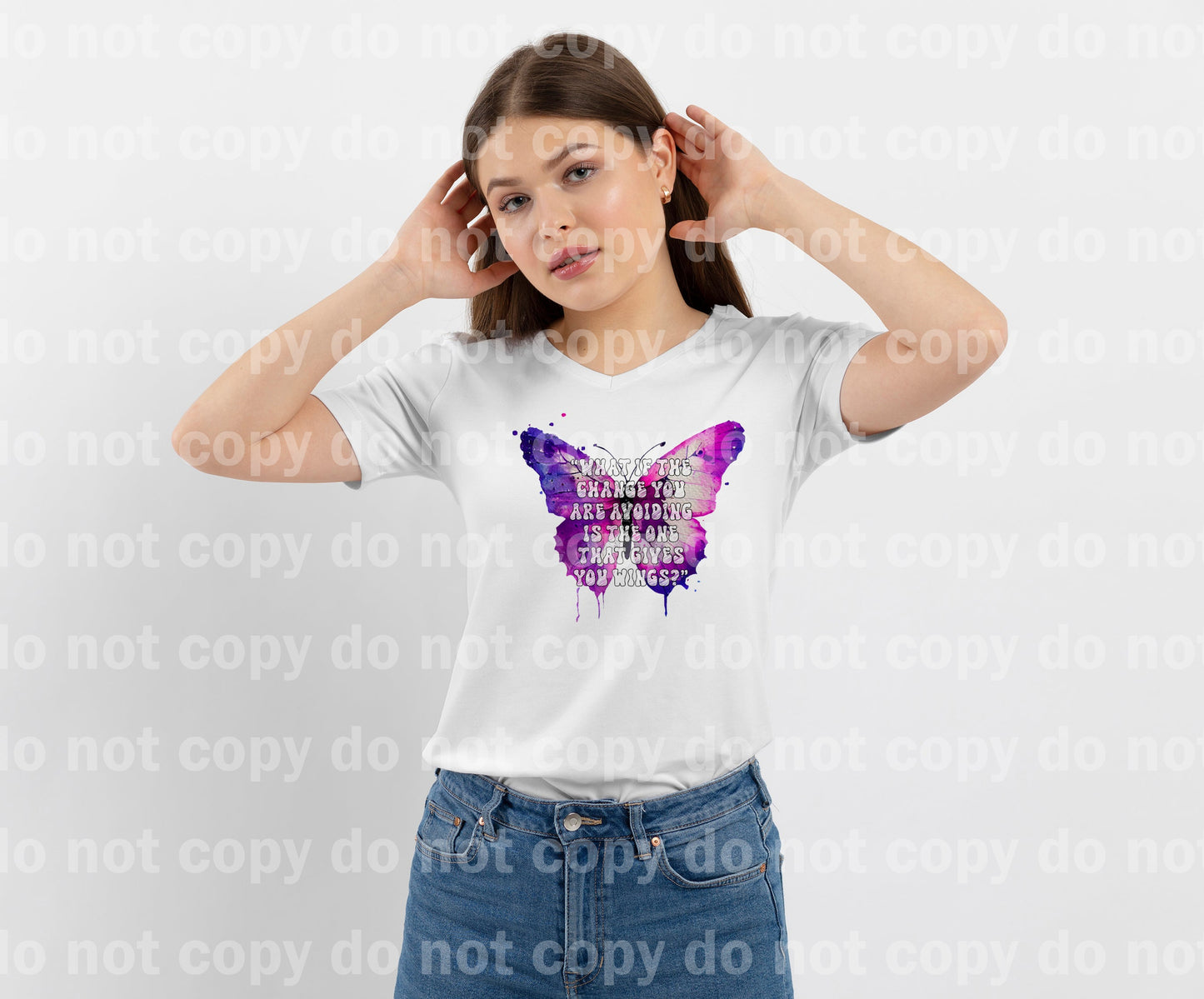 What If The Change You Are Avoiding Is The One That Gives You Wings Dream Print or Sublimation Print