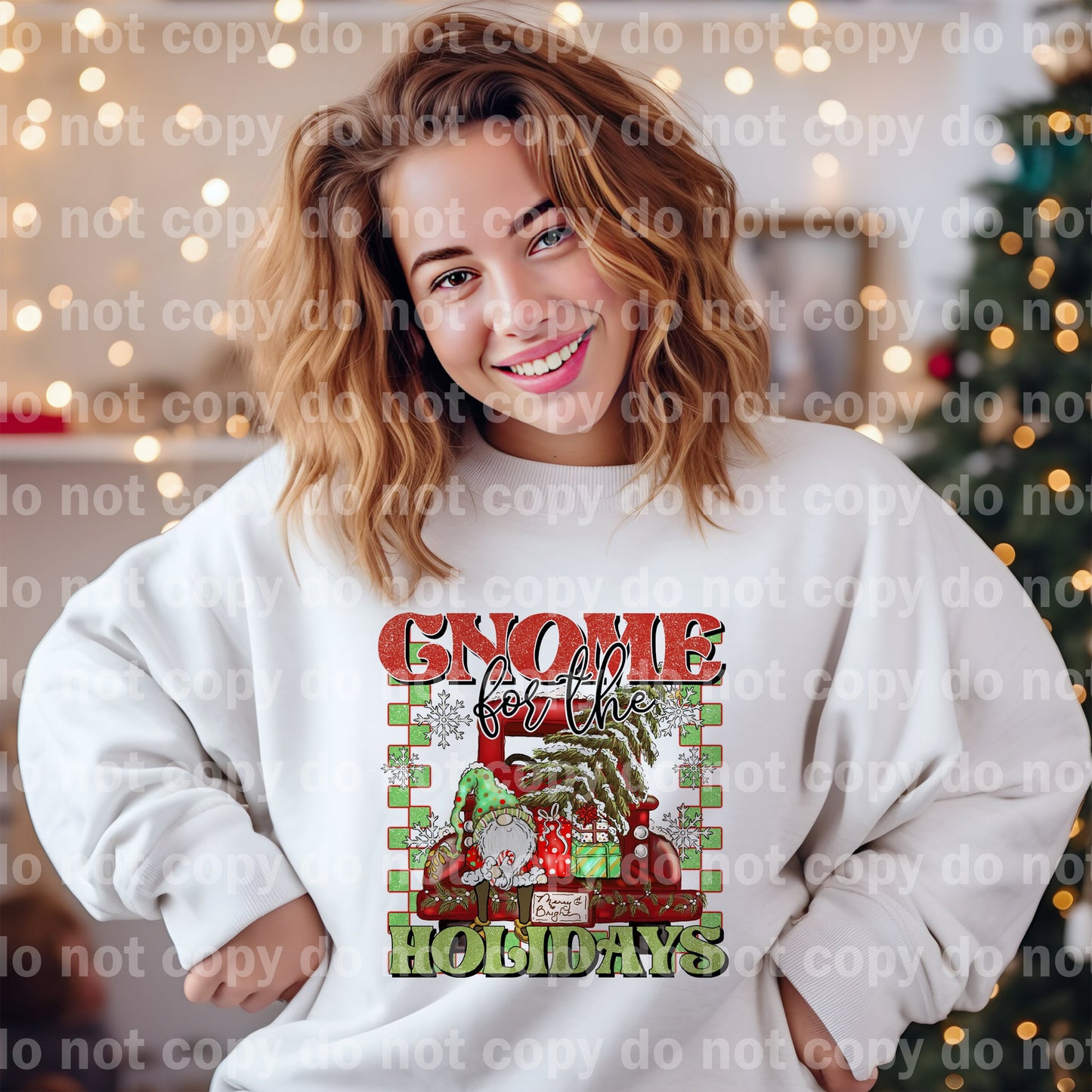 Gnome For The Holidays Dream Print or Sublimation Print