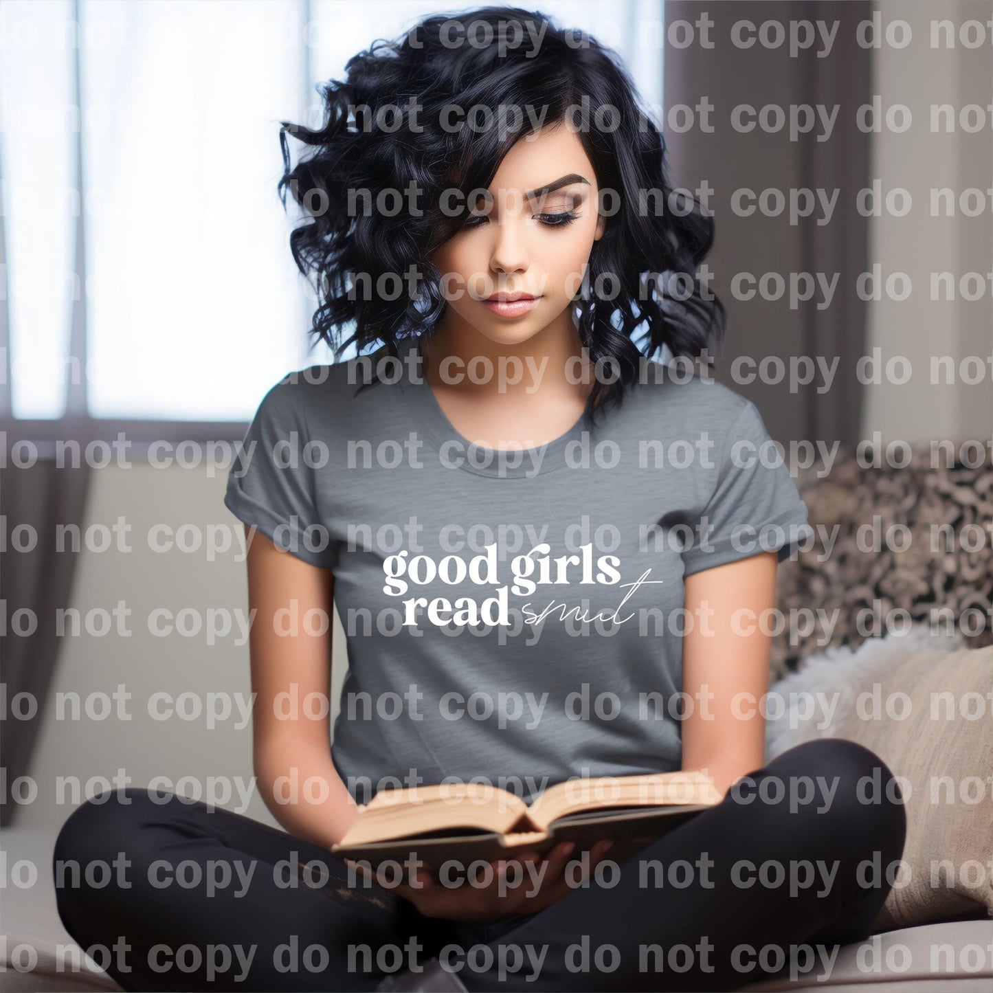 Good Girls Read Smut Black/White Dream Print or Sublimation Print